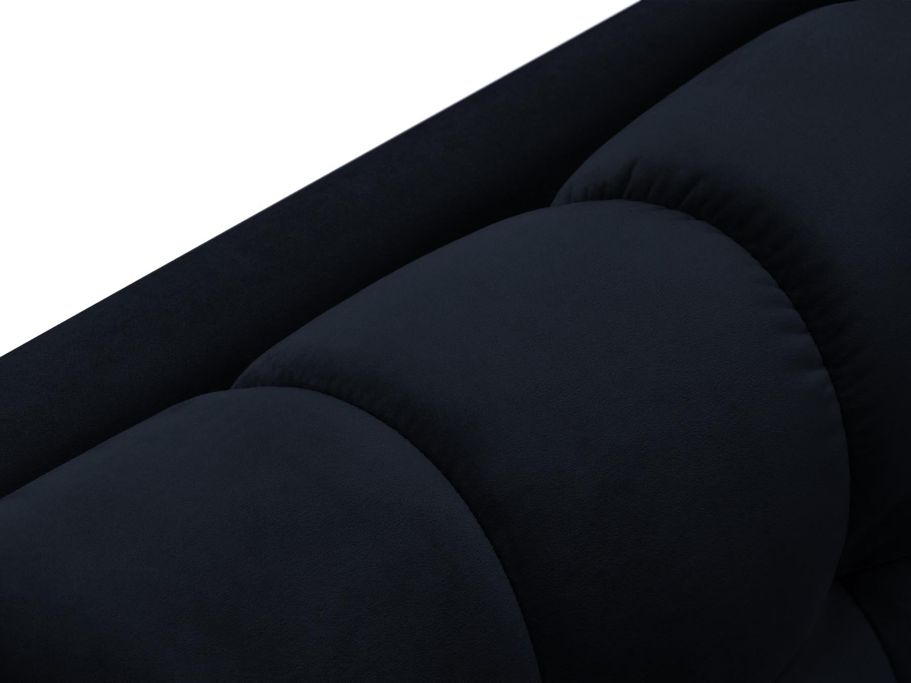Moderne 1-Sitzer Chaise Longue rechts Bali in ansprechendem Blau, perfekt für stilvolle Wohnräume und gemütliche Auszeiten.