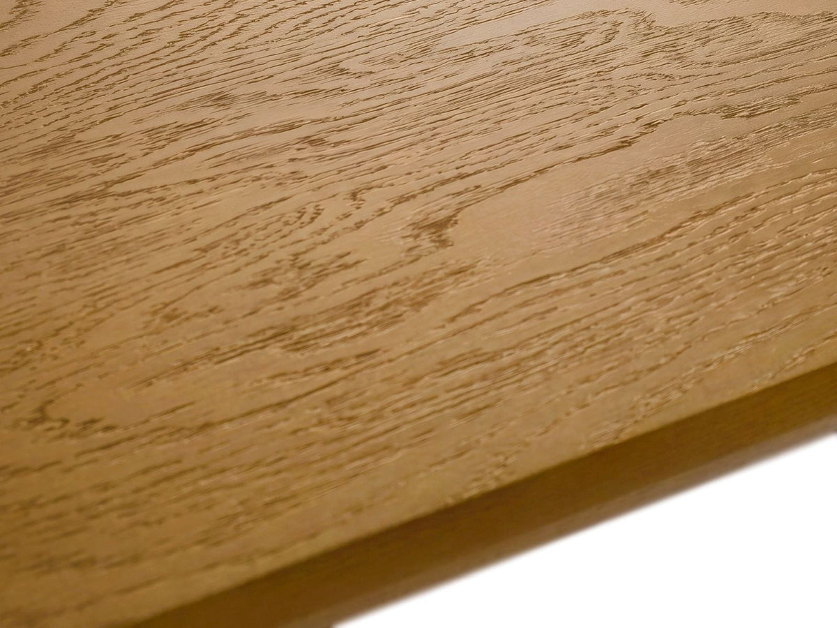Konsole Sines 50cm von Cosmopolitan Design in Black Oak-Wood, Hartholzgestell mit Eichenfurnier, gebürstete Oberfläche, Holzbeine.