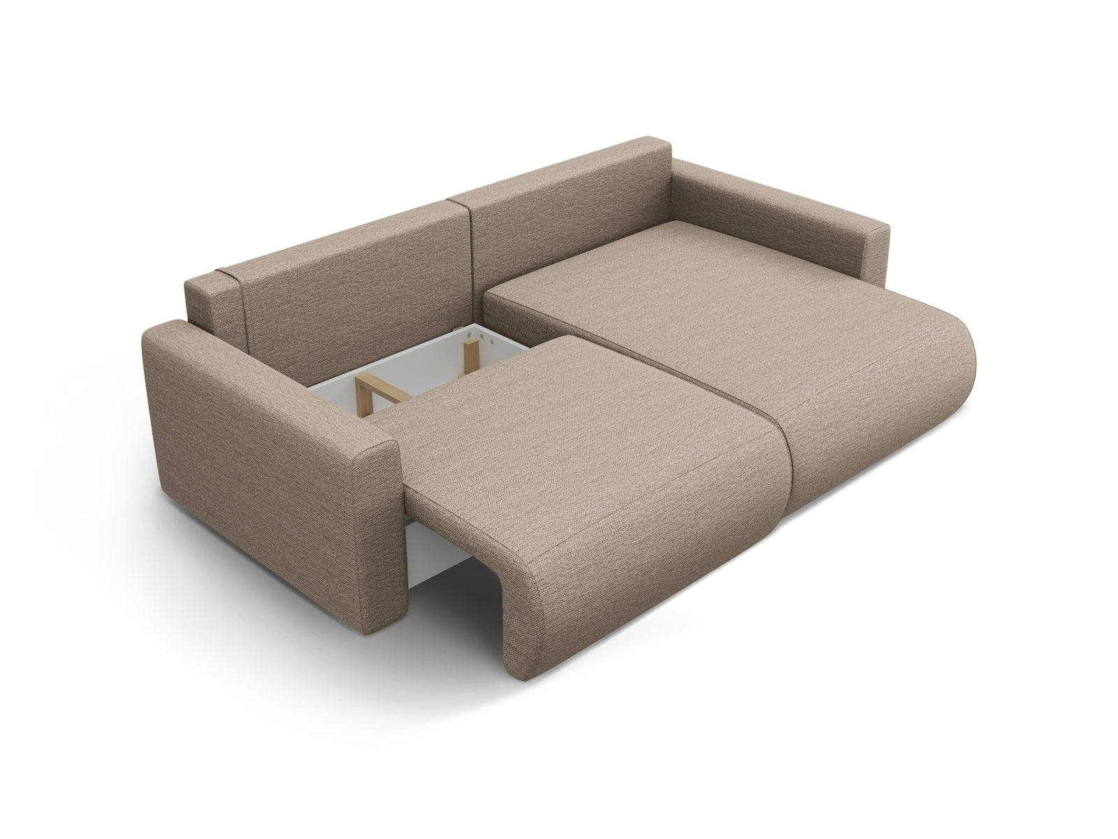 Erleben Sie das stilvolle Belfast Ecksofa von Cosmopolitan Design – ein vielseitiges 3-Sitzer Sofa mit Schlaffunktion und cleverem Stauraum für Ihr Zuhause.