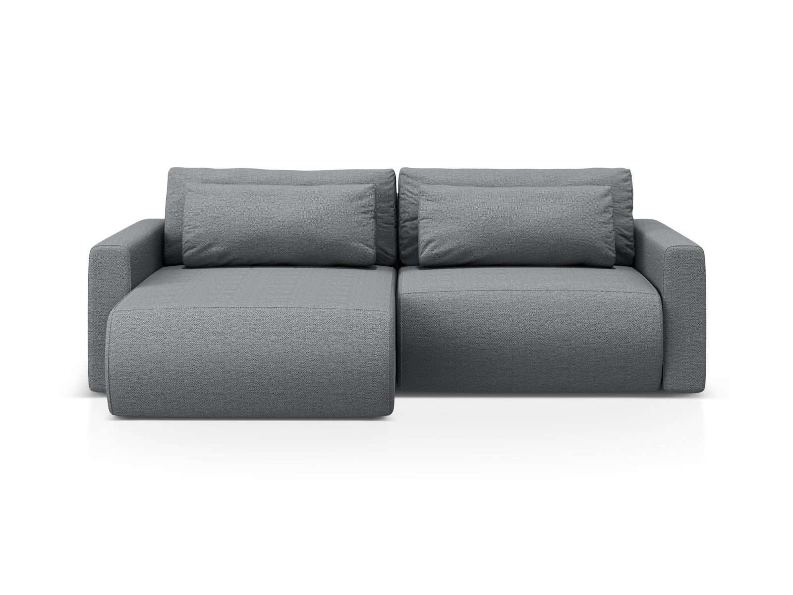 Belfast Ecksofa mit Schlaffunktion und Stauraum 3 Sitzer in Grey präsentiert im Onlineshop von KAQTU Design AG. Ecksofa ist von Cosmopolitan Design