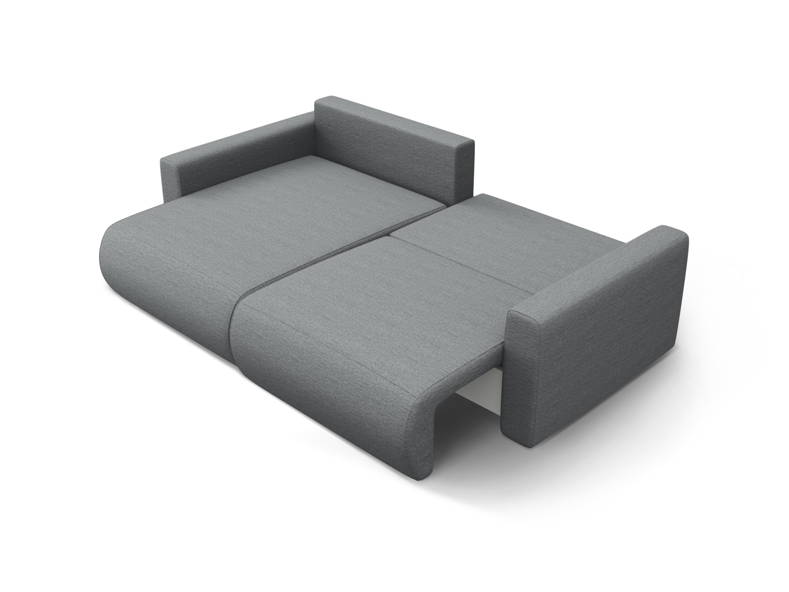 Elegantes Belfast Ecksofa in Grau, 3-Sitzer mit praktischer Schlaffunktion und cleverem Stauraum, perfekt für gemütliche Wohnzimmer.