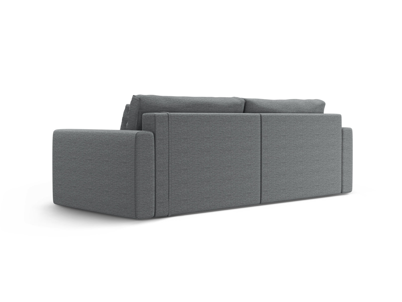 Elegantes Belfast Ecksofa in Grau, 3-Sitzer mit Schlafoption und cleverem Stauraum für funktionale Wohnräume.