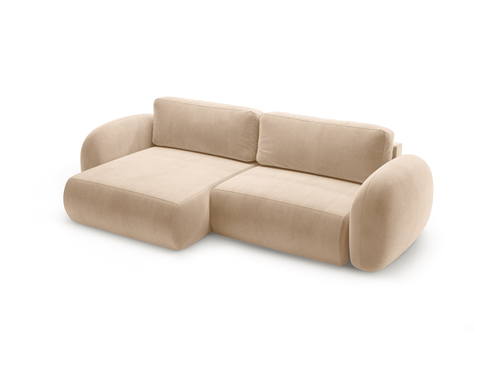 Erleben Sie das stilvolle Tonale Ecksofa von Cosmopolitan Design – ein 4-Sitzer mit cleverer Schlaffunktion und viel Stauraum für Ihr Zuhause.