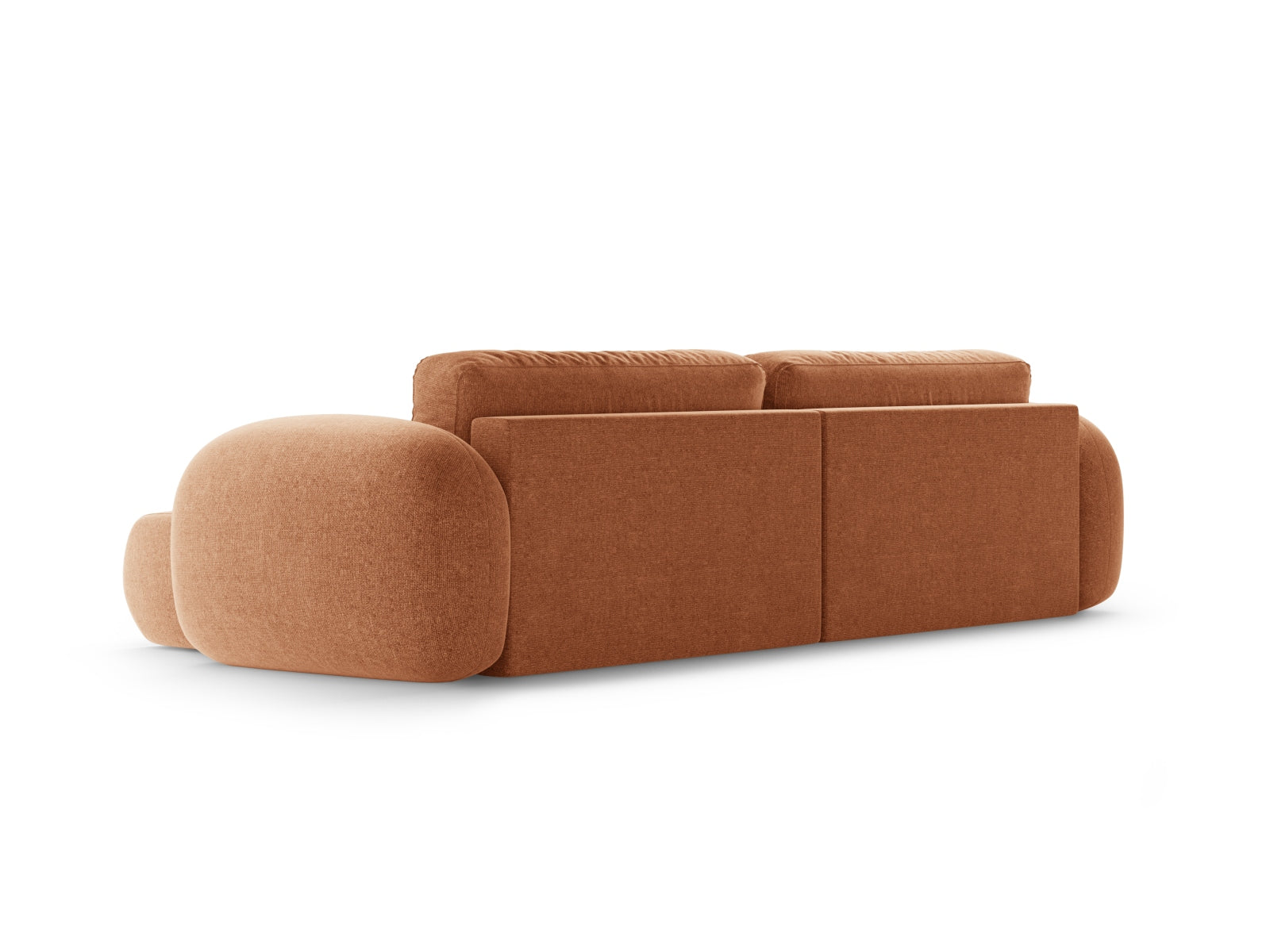 Modernes Tonale Ecksofa in Brick-Eden, 4-Sitzer mit praktischer Schlaffunktion und Stauraum, perfekt für stilvolle Wohnkonzepte.