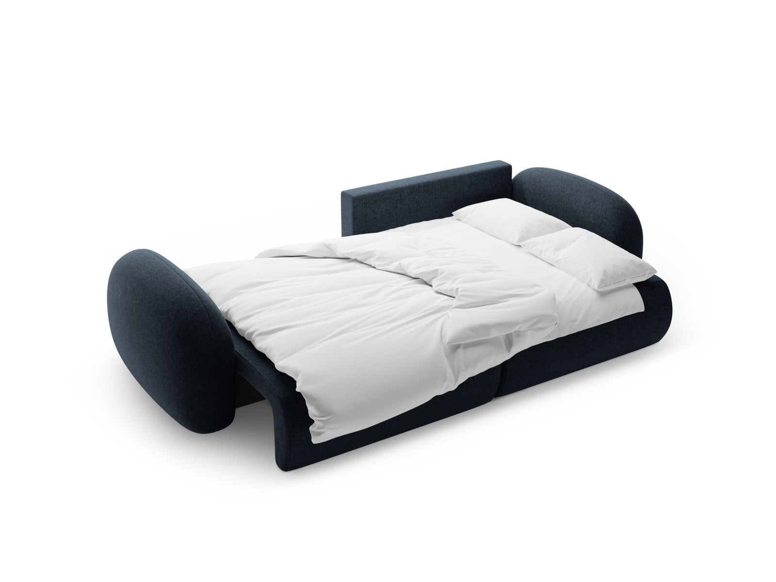 Elegantes Tonale Ecksofa in Navy Blue-Eden, 4-Sitzer mit vielseitiger Schlaffunktion und cleverem Stauraum für stilvolle Wohnräume.