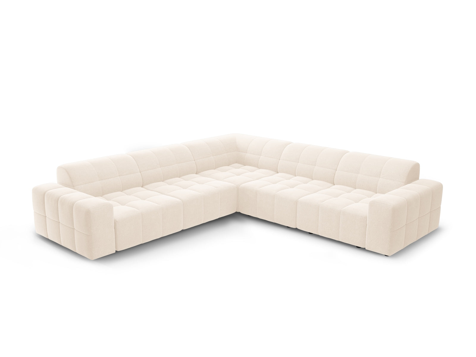 Chicago Ecksofa 4 Sitzer 287cm in Light Beige präsentiert im Onlineshop von KAQTU Design AG. Ecksofa ist von Cosmopolitan Design