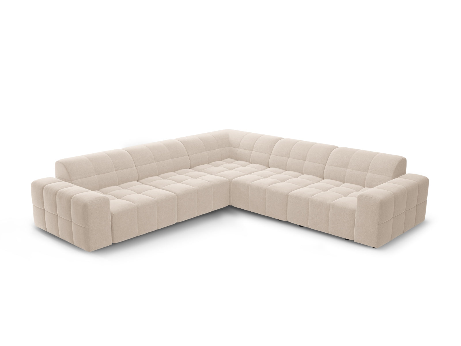 Chicago Ecksofa 4 Sitzer 287cm in Beige-Haga präsentiert im Onlineshop von KAQTU Design AG. Ecksofa ist von Cosmopolitan Design