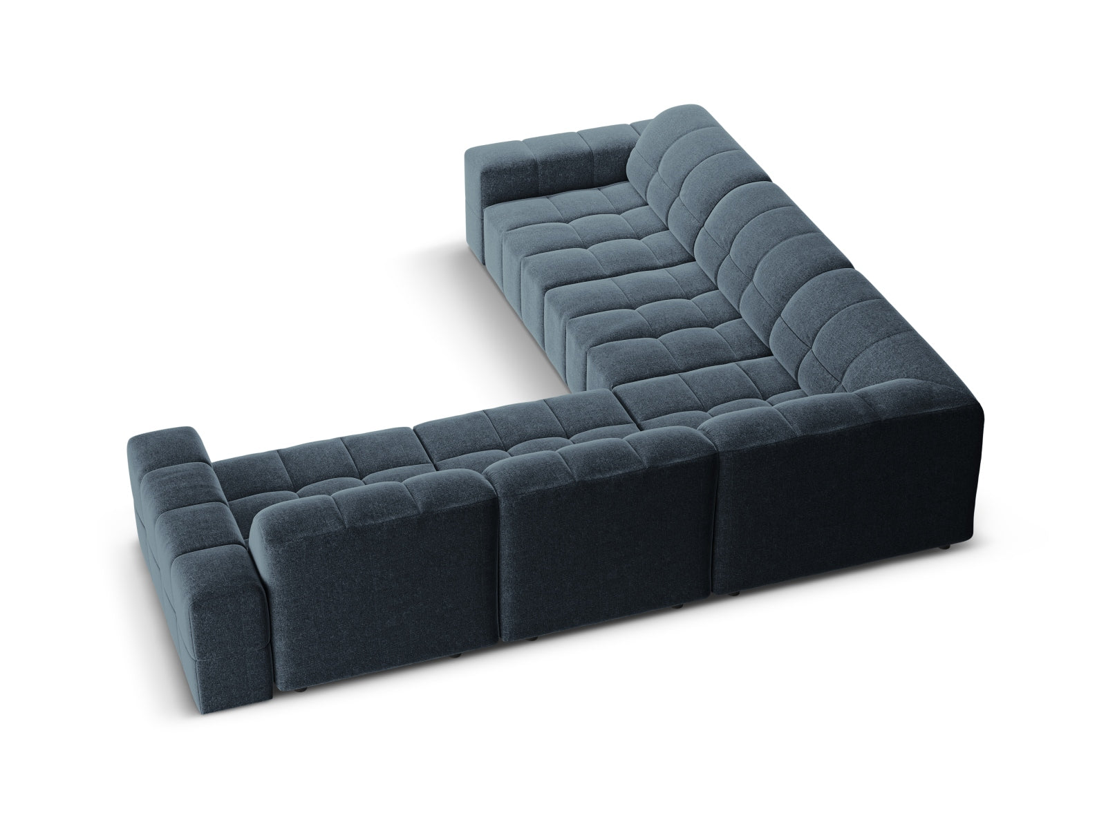 Entdecken Sie das Chicago Ecksofa 4 Sitzer von Cosmopolitan Design – elegantes Design, optimaler Komfort und grosszügige 287 cm für Ihr modernes Wohnzimmer.