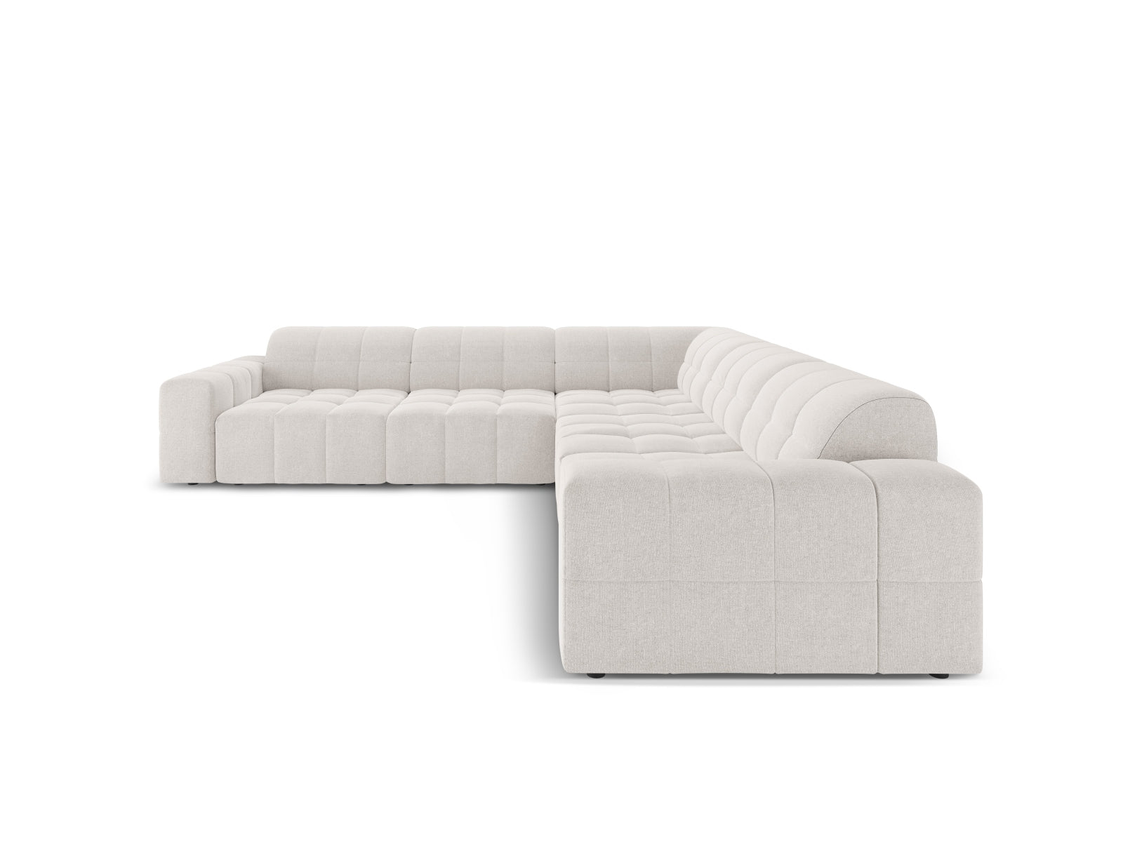 Erleben Sie das Chicago Ecksofa 4 Sitzer von Cosmopolitan Design – stilvolles Design, hervorragender Komfort und grosszügige 287 cm für Ihr Zuhause.