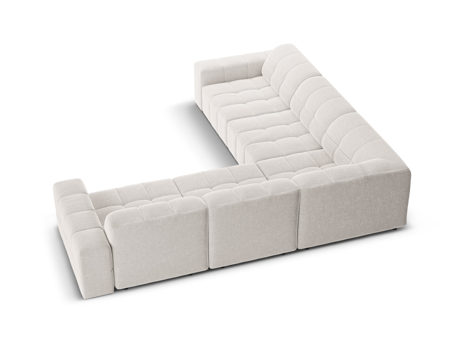 Entdecken Sie das Chicago Ecksofa 4 Sitzer von Cosmopolitan Design – elegantes Design, optimaler Komfort und grosszügige 287 cm für Ihr modernes Wohnzimmer.