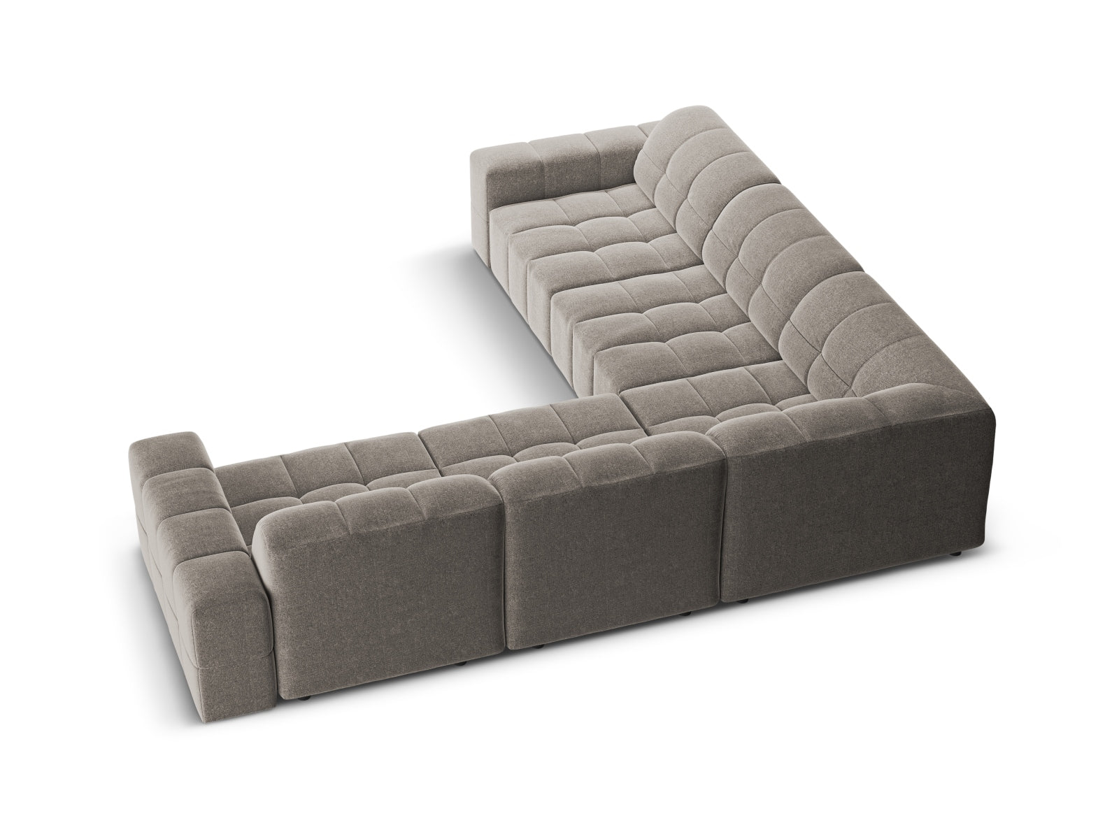 Entdecken Sie das Chicago Ecksofa 4 Sitzer von Cosmopolitan Design – elegantes Design, optimaler Komfort und grosszügige 287 cm für Ihr modernes Wohnzimmer.