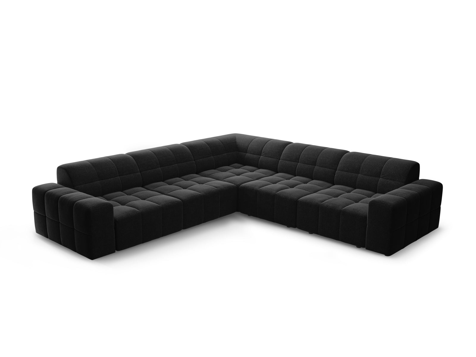 Chicago Ecksofa 4 Sitzer 287cm in Black präsentiert im Onlineshop von KAQTU Design AG. Ecksofa ist von Cosmopolitan Design