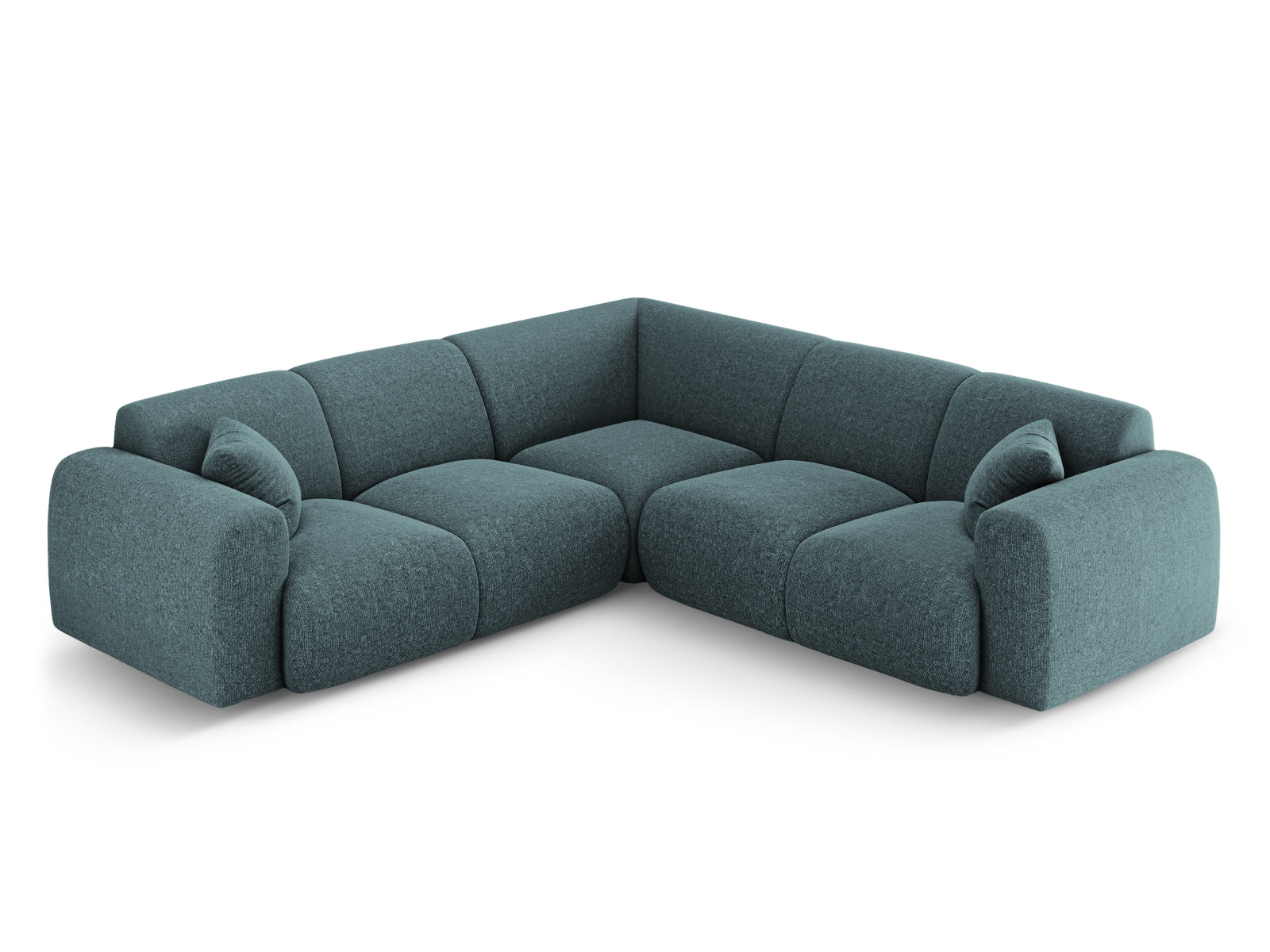 Entdecken Sie das Nolio Symmetrical Ecksofa 5 Sitzer (252cm) von Cosmopolitan Design – modernes Design, optimaler Sitzkomfort und perfekt für Ihr Wohnzimmer.