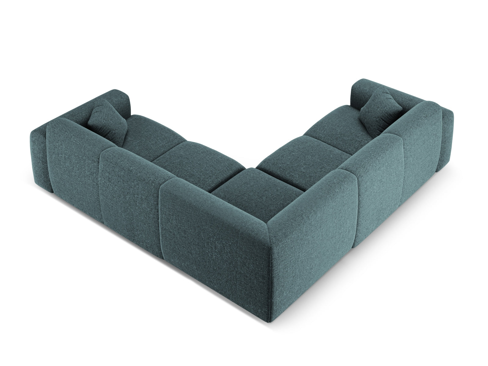 Entdecken Sie das Nolio Symmetrical Ecksofa 5 Sitzer (252cm) von Cosmopolitan Design – modernes Design, optimaler Sitzkomfort und perfekt für Ihr Wohnzimmer.