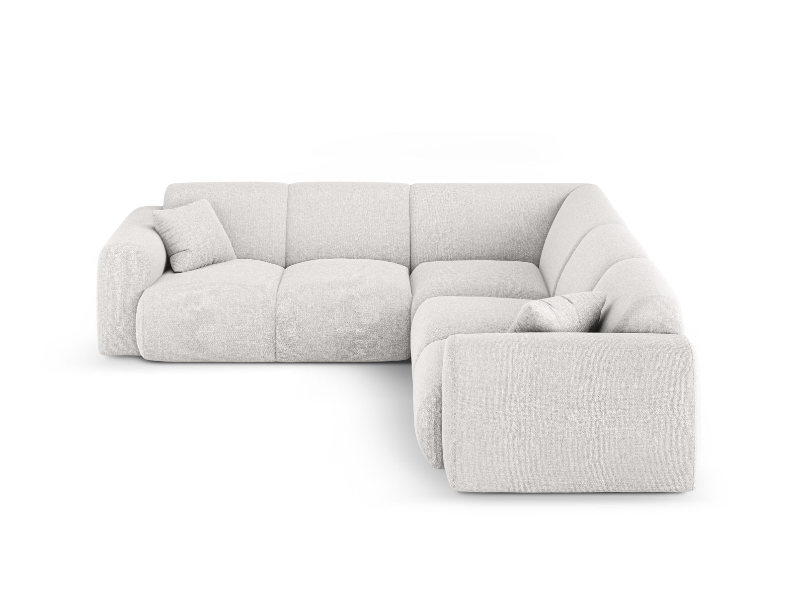 Nolio Symmetrical Ecksofa 5 Sitzer 252cm in Light Grey präsentiert im Onlineshop von KAQTU Design AG. Ecksofa ist von Cosmopolitan Design