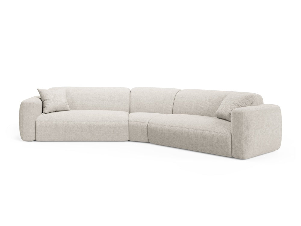 Strino Modular Symmetrical Ecksofa 3 Sitzer in Beige präsentiert im Onlineshop von KAQTU Design AG. Ecksofa ist von Cosmopolitan Design