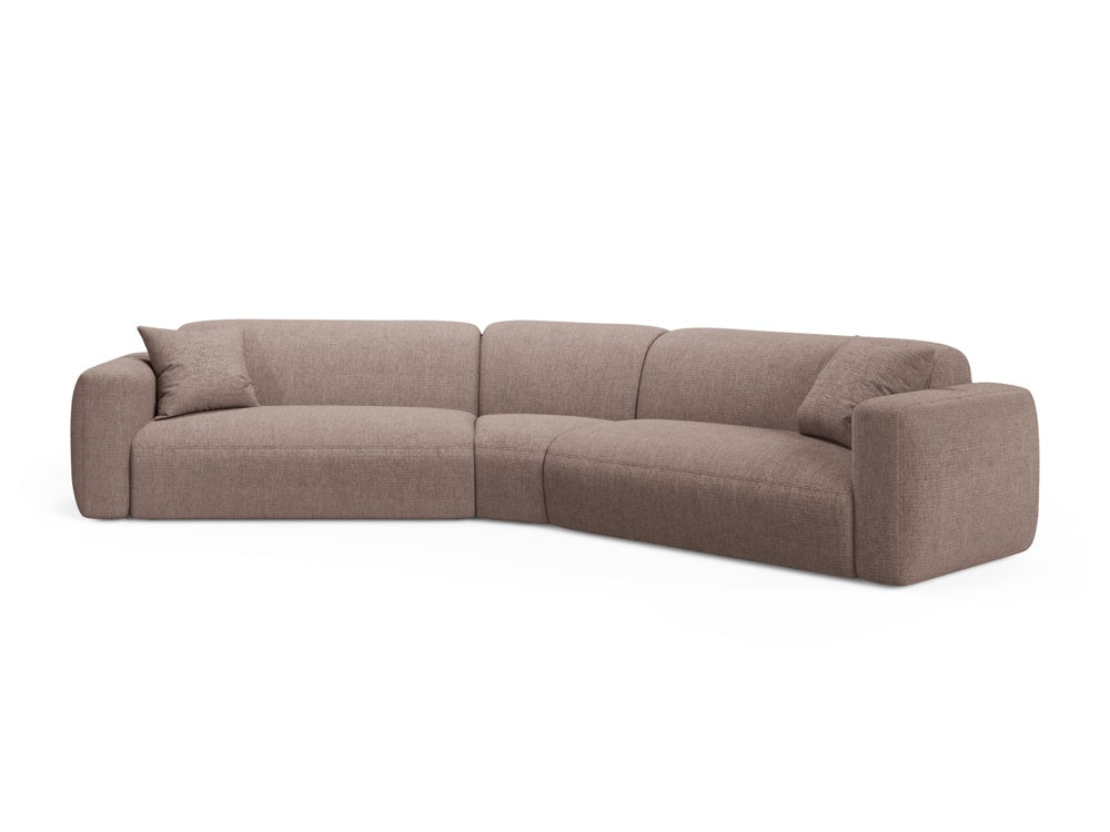 Strino Modular Symmetrical Ecksofa 3 Sitzer in Cappuccino präsentiert im Onlineshop von KAQTU Design AG. Ecksofa ist von Cosmopolitan Design