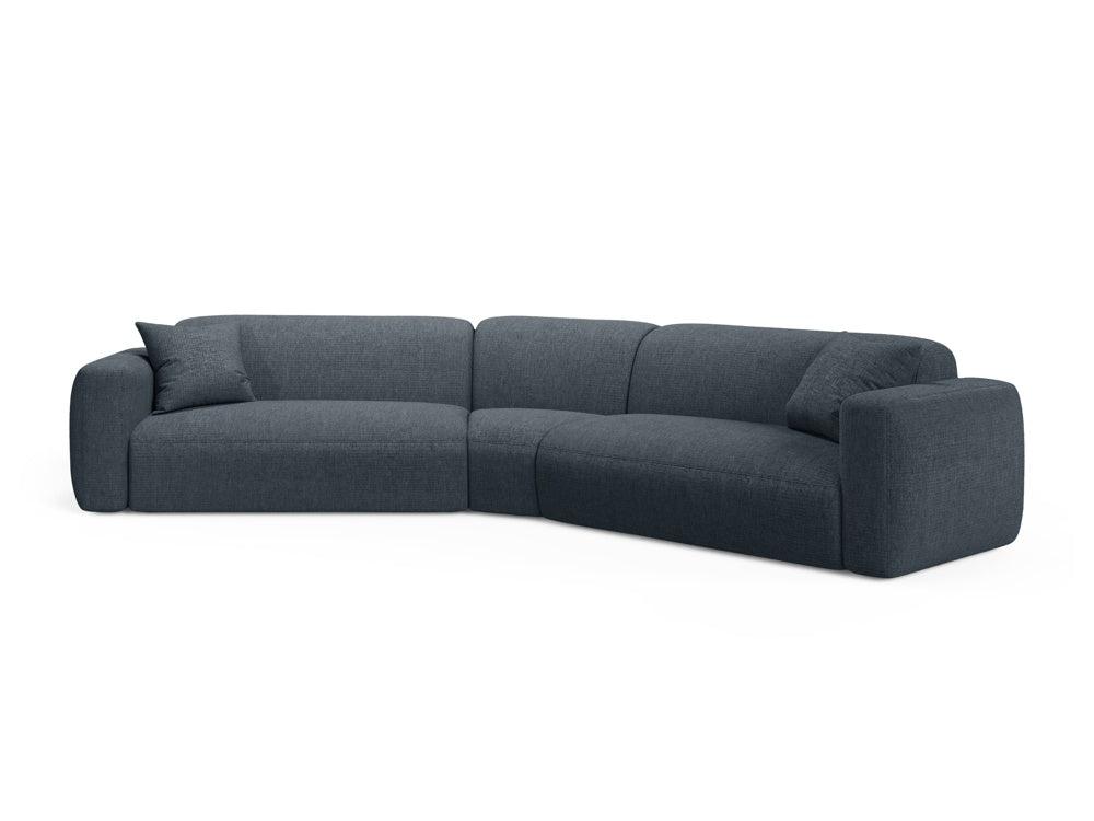 Strino Modular Symmetrical Ecksofa 3 Sitzer in Dark Blue präsentiert im Onlineshop von KAQTU Design AG. Ecksofa ist von Cosmopolitan Design