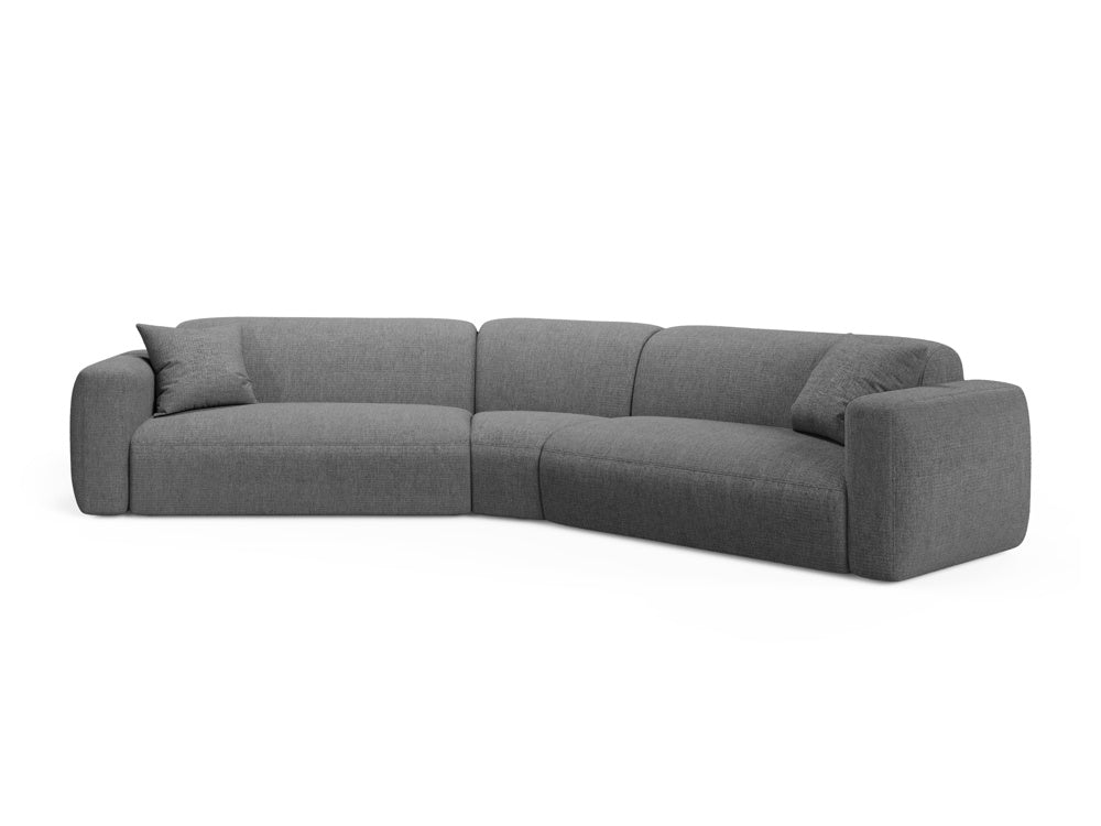Strino Modular Symmetrical Ecksofa 3 Sitzer in Grey präsentiert im Onlineshop von KAQTU Design AG. Ecksofa ist von Cosmopolitan Design