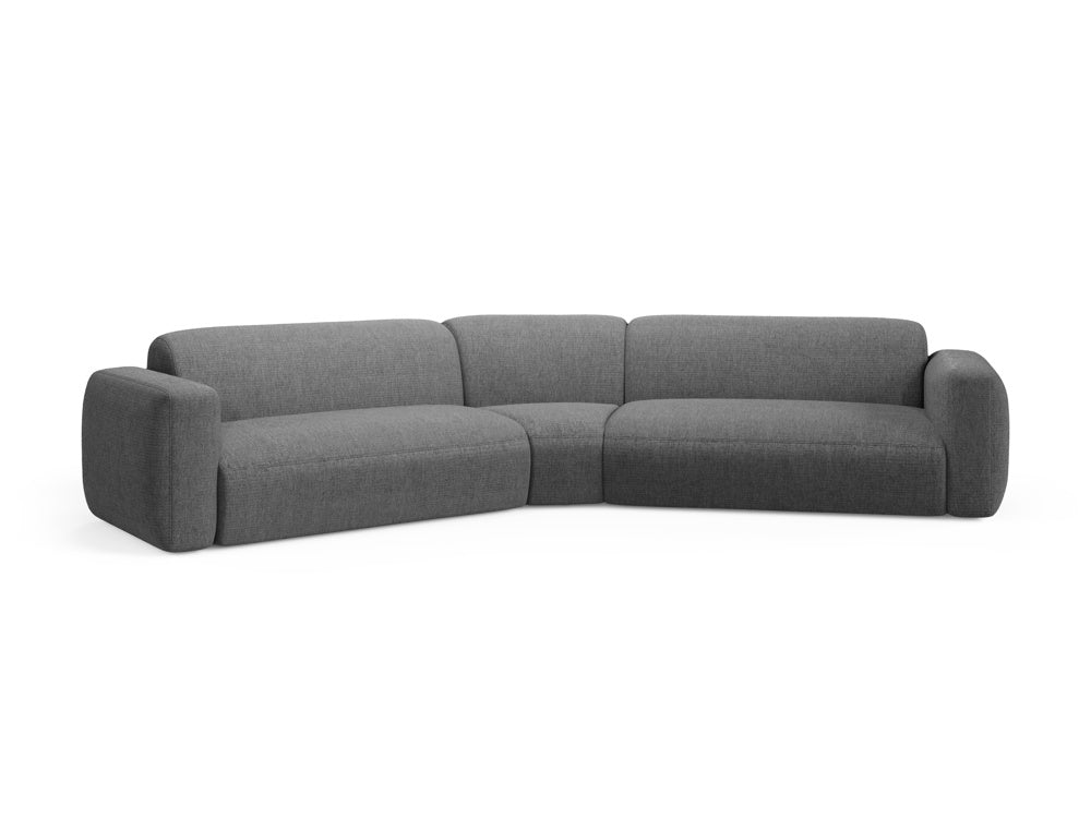 Elegantes Strino Modular Ecksofa in Grau, ideal für moderne Wohnräume, präsentiert von Cosmopolitan Design im KAQTU Onlineshop.