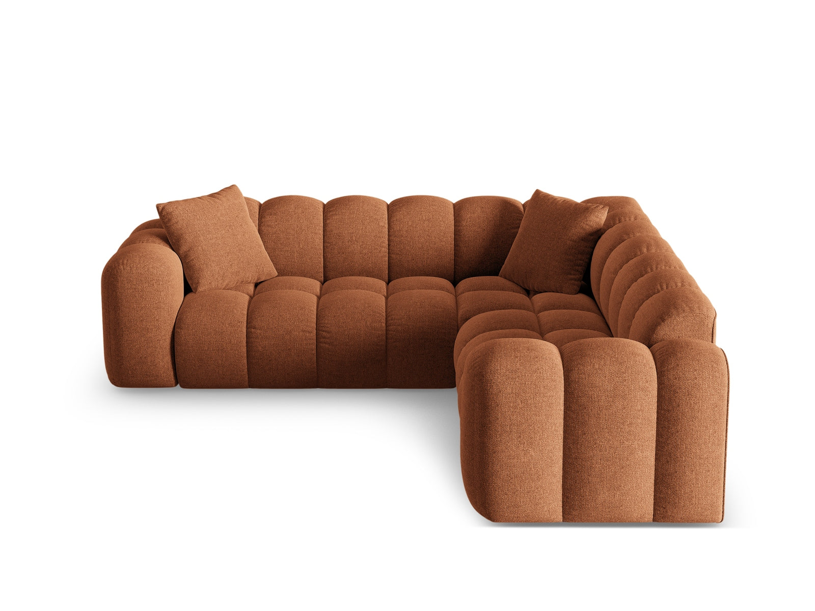 3-Sitzer Ecksofa Symmetric Treno in Brick-Eden präsentiert im Onlineshop von KAQTU Design AG. Ecksofa ist von Cosmopolitan Design