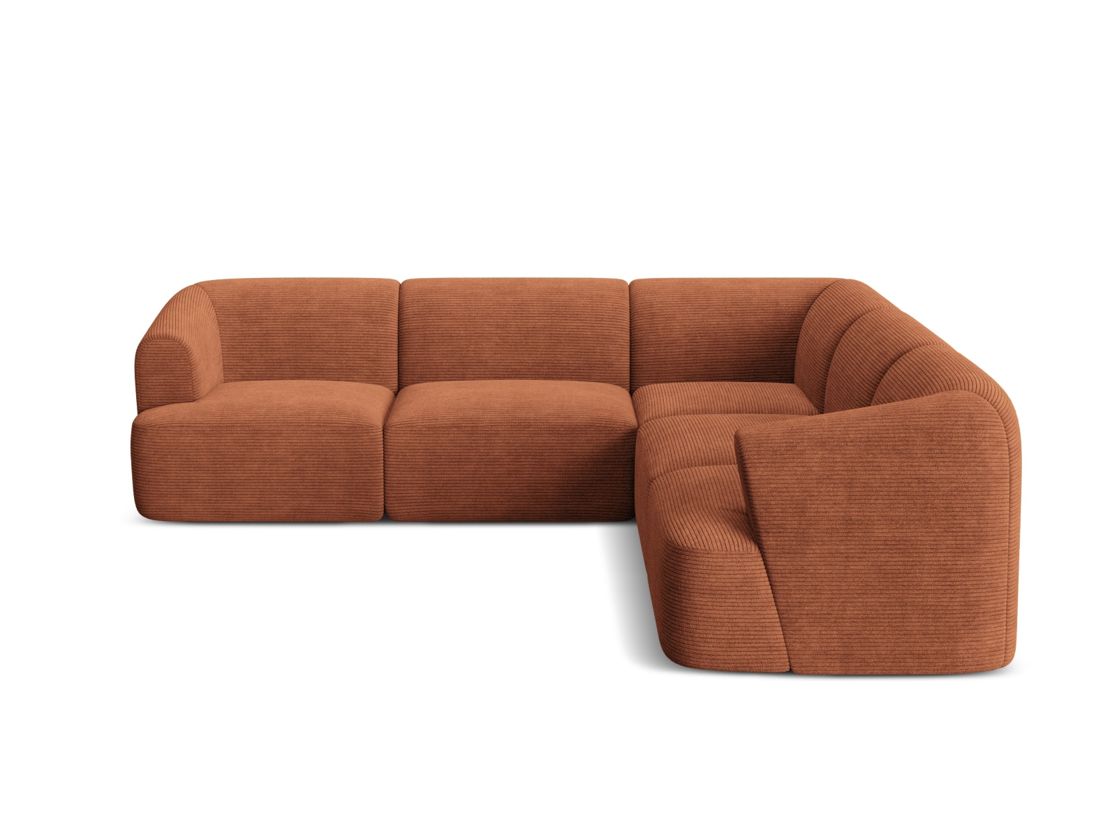 Modulares 6-Sitzer Ecksofa Campi von Cosmopolitan Design, ideal für moderne Wohnräume und gesellige Abende mit Freunden.