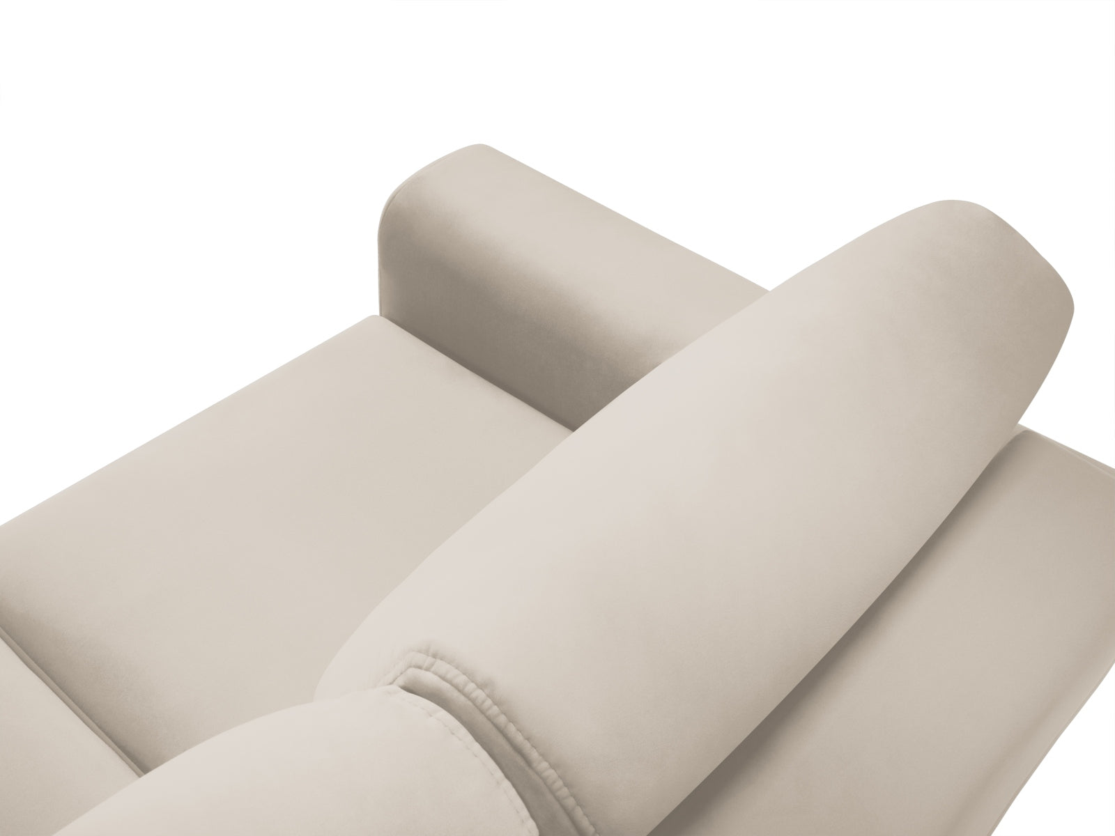 Stylisches Kyoto Ecksofa in elegantem Beige, 4-Sitzer mit praktischer Schlaffunktion und Stauraum, perfekt für entspannte Abende.