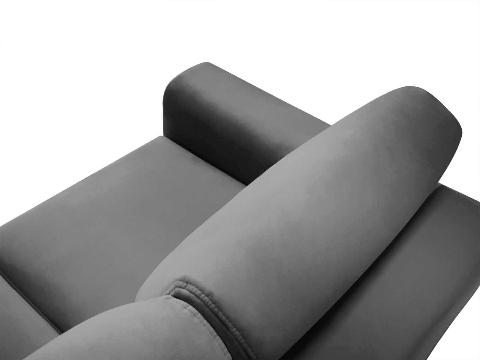 Modernes Kyoto Ecksofa in sanftem Grau, 4-Sitzer mit cleverer Schlaffunktion und integriertem Stauraum, ideal für gemütliche Wohnräume.