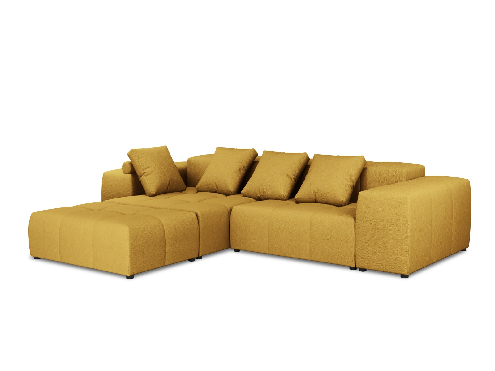 Rome Modular Reversible Ecksofa 5 Sitzer in Yellow-Babel präsentiert im Onlineshop von KAQTU Design AG. Ecksofa ist von Cosmopolitan Design