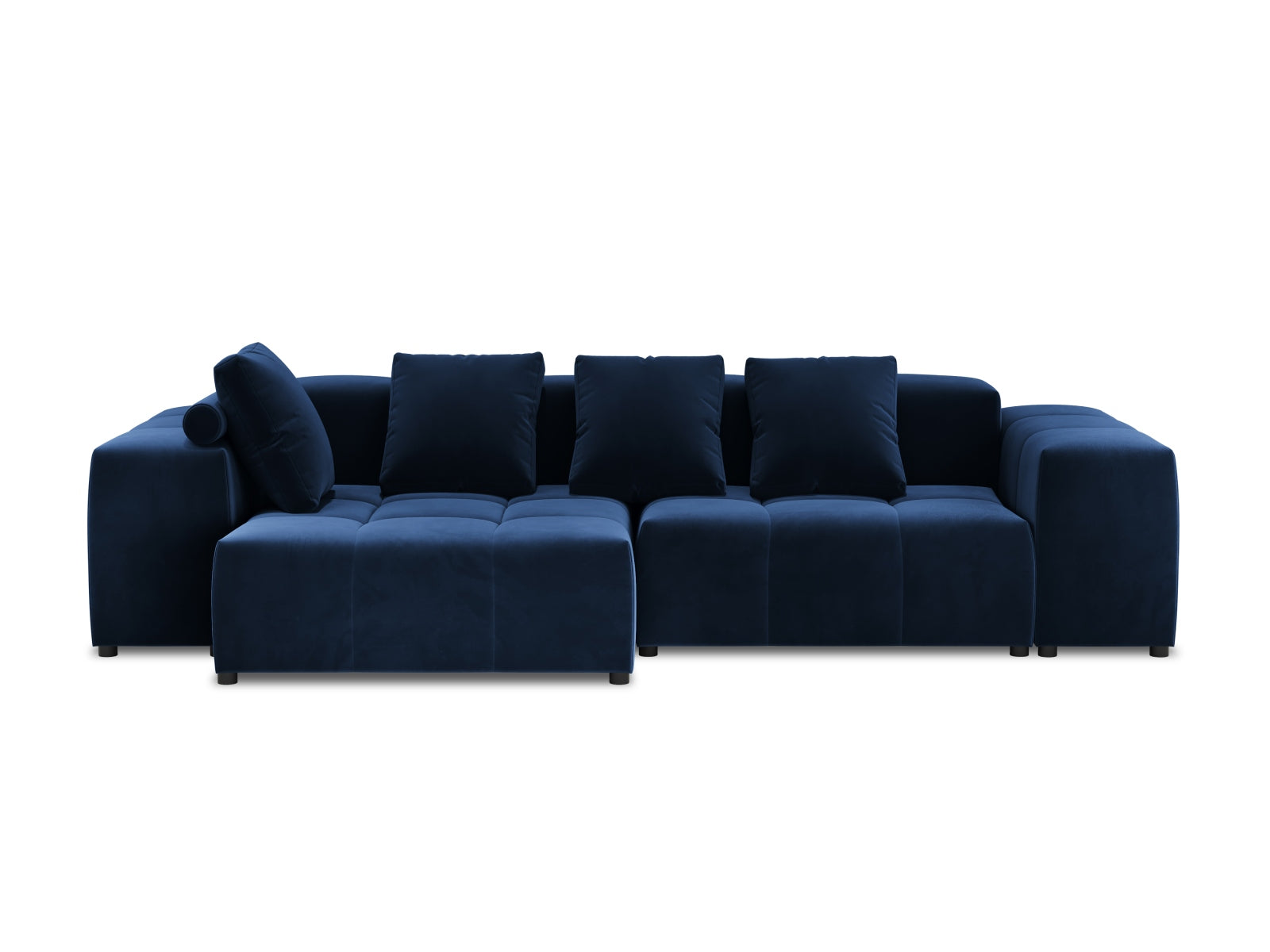 Entdecken Sie das elegante Rome Velour Modular Reversible Ecksofa 4 Sitzer von Cosmopolitan Design – perfekt für zeitgemässe Wohnräume und ultimativen Komfort.