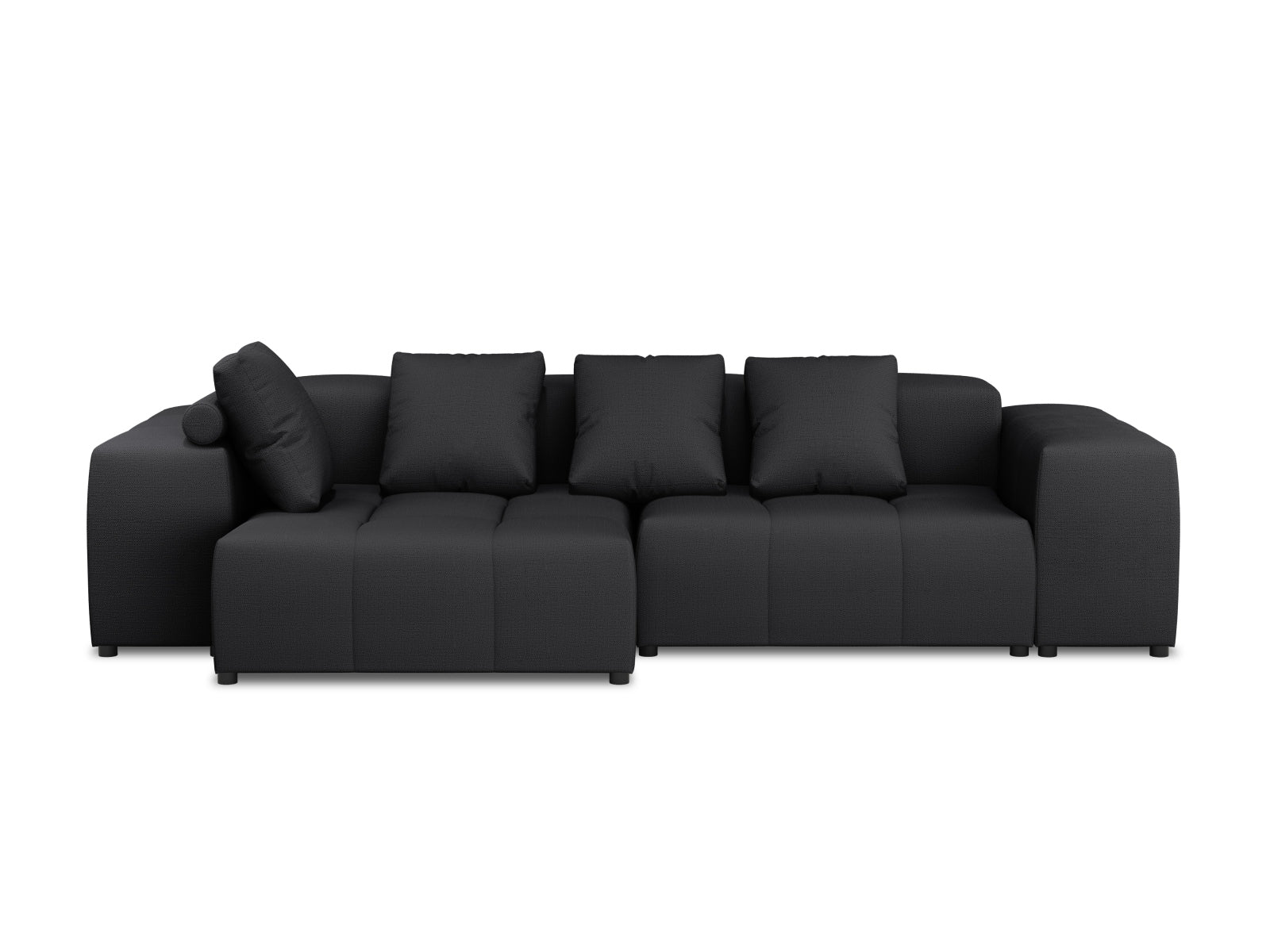 Rome Modular Reversible Ecksofa 4 Sitzer in Black-Babel präsentiert im Onlineshop von KAQTU Design AG. Ecksofa ist von Cosmopolitan Design