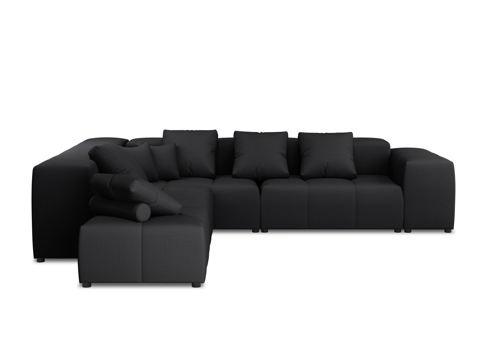 Rome Modular Reversible Ecksofa 7 Sitzer in Black-Babel präsentiert im Onlineshop von KAQTU Design AG. Ecksofa ist von Cosmopolitan Design