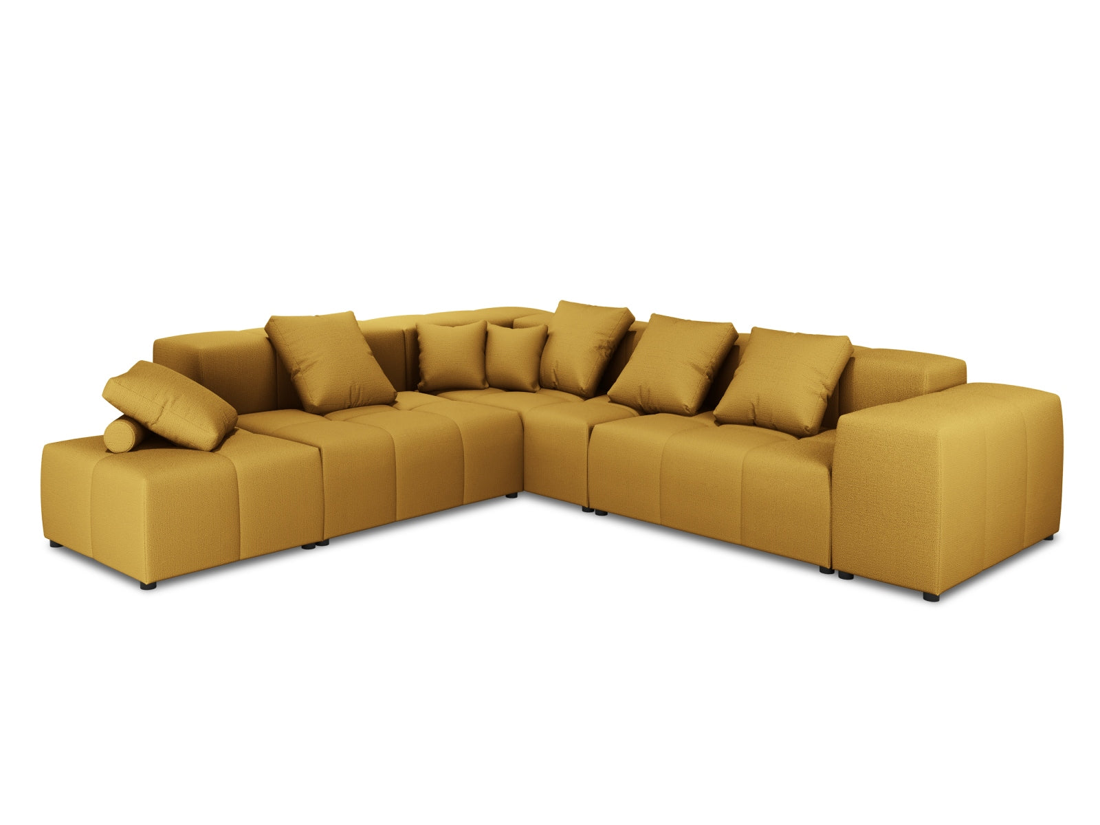Rome Modular Reversible Ecksofa 7 Sitzer in Yellow-Babel präsentiert im Onlineshop von KAQTU Design AG. Ecksofa ist von Cosmopolitan Design