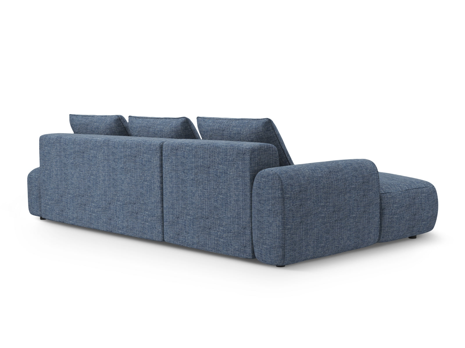 Stylisches 5-Sitzer Ecksofa links mit praktischer Schlaffunktion und integriertem Stauraum, perfekt für entspannte Abende und platzsparende Lösungen.