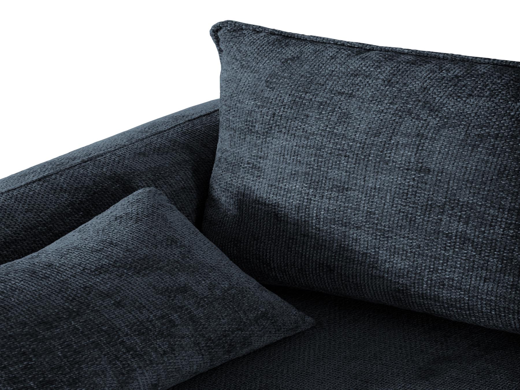 Stylisches 4-Sitzer Ecksofa Matera in Royal Blue, ideal für entspannte Stunden und als praktisches Schlafsofa mit integriertem Stauraum.