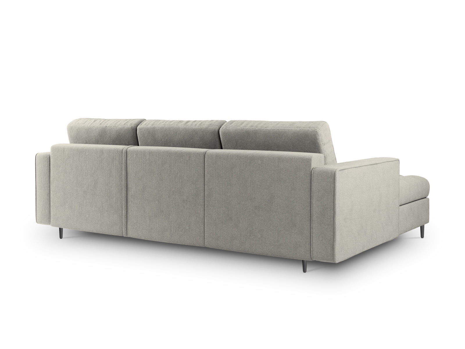 Stylisches 5-Sitzer Ecksofa links Aspen von Cosmopolitan Design, perfekt für Gäste, mit praktischer Schlaffunktion und zusätzlichem Stauraum.