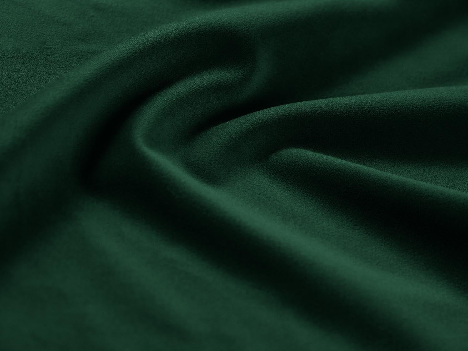 Elegantes Kyoto Velour Ecksofa in sattem Grün, 5-Sitzer mit Schlafoption und integriertem Stauraum, ideal für stilvolle Wohnräume.