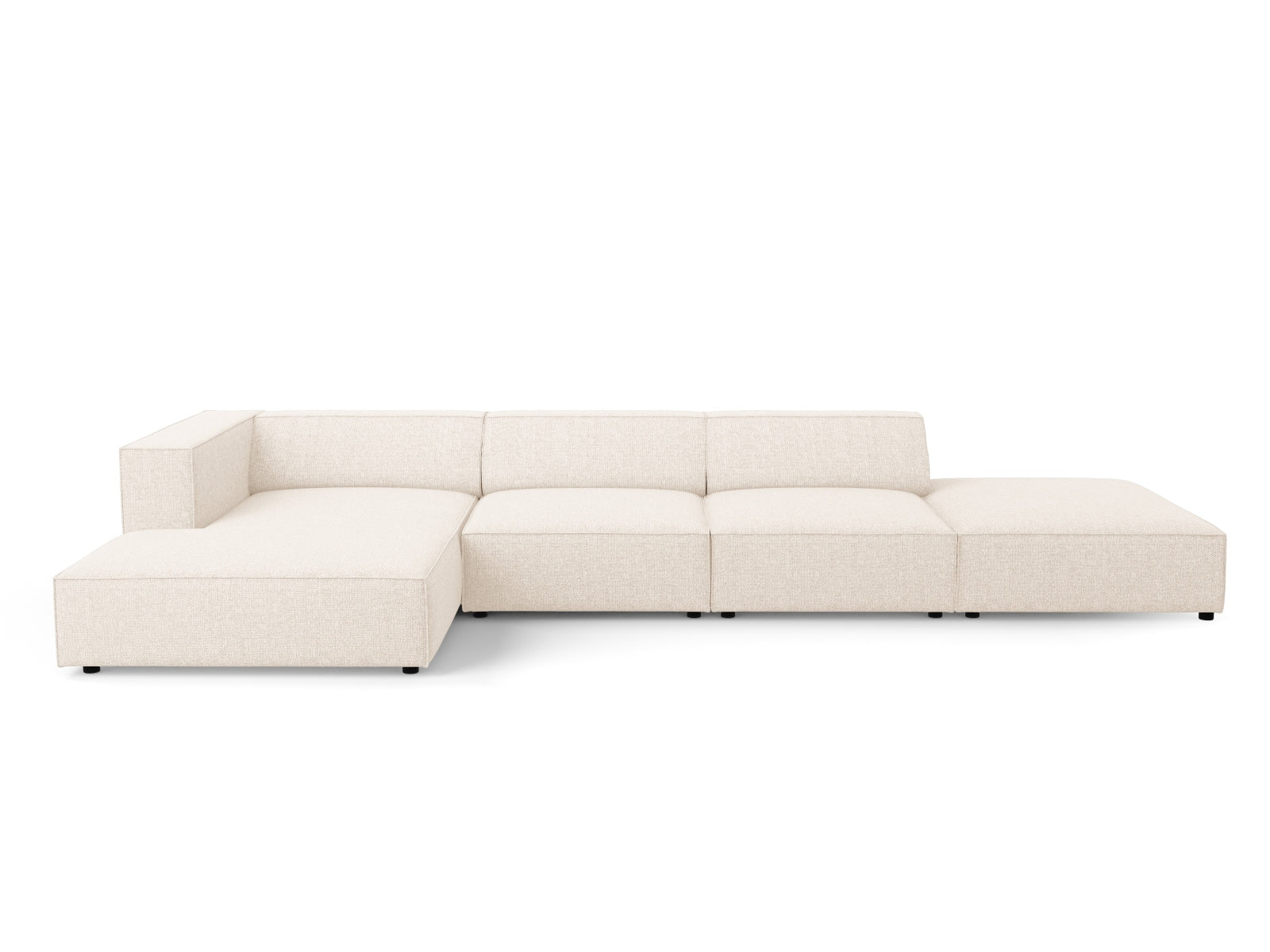 Arendal Ecksofa links 5 Sitzer in Light Beige-Haga präsentiert im Onlineshop von KAQTU Design AG. Ecksofa links ist von Cosmopolitan Design