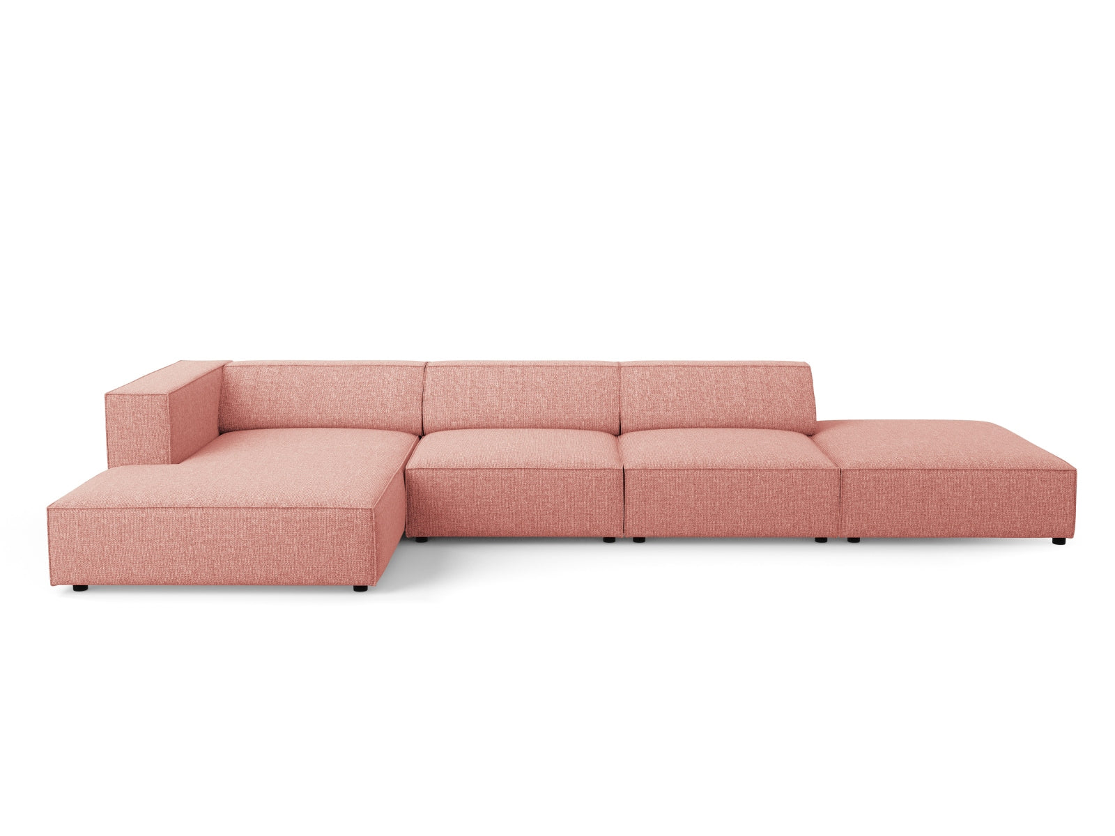 Arendal Ecksofa links 5 Sitzer in Pink-Haga präsentiert im Onlineshop von KAQTU Design AG. Ecksofa links ist von Cosmopolitan Design