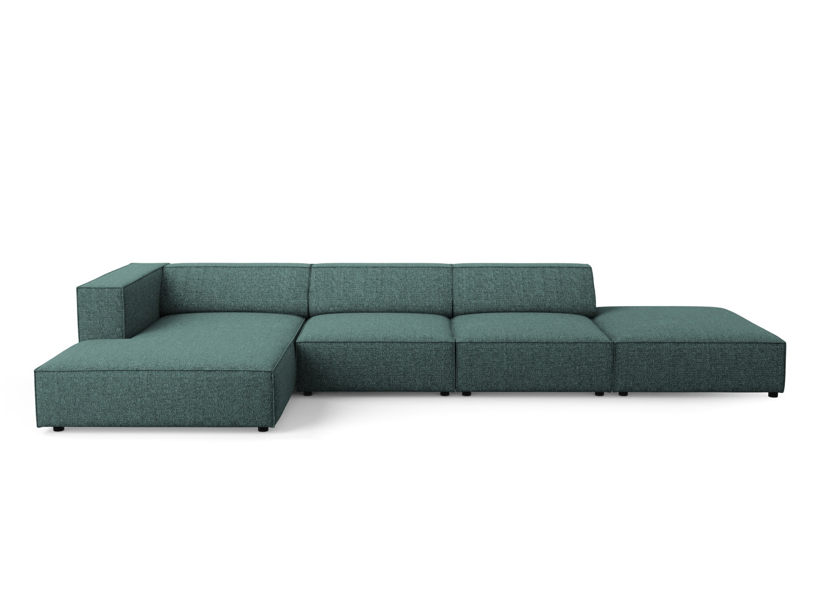 Arendal Ecksofa links 5 Sitzer in Petrol-Haga präsentiert im Onlineshop von KAQTU Design AG. Ecksofa links ist von Cosmopolitan Design