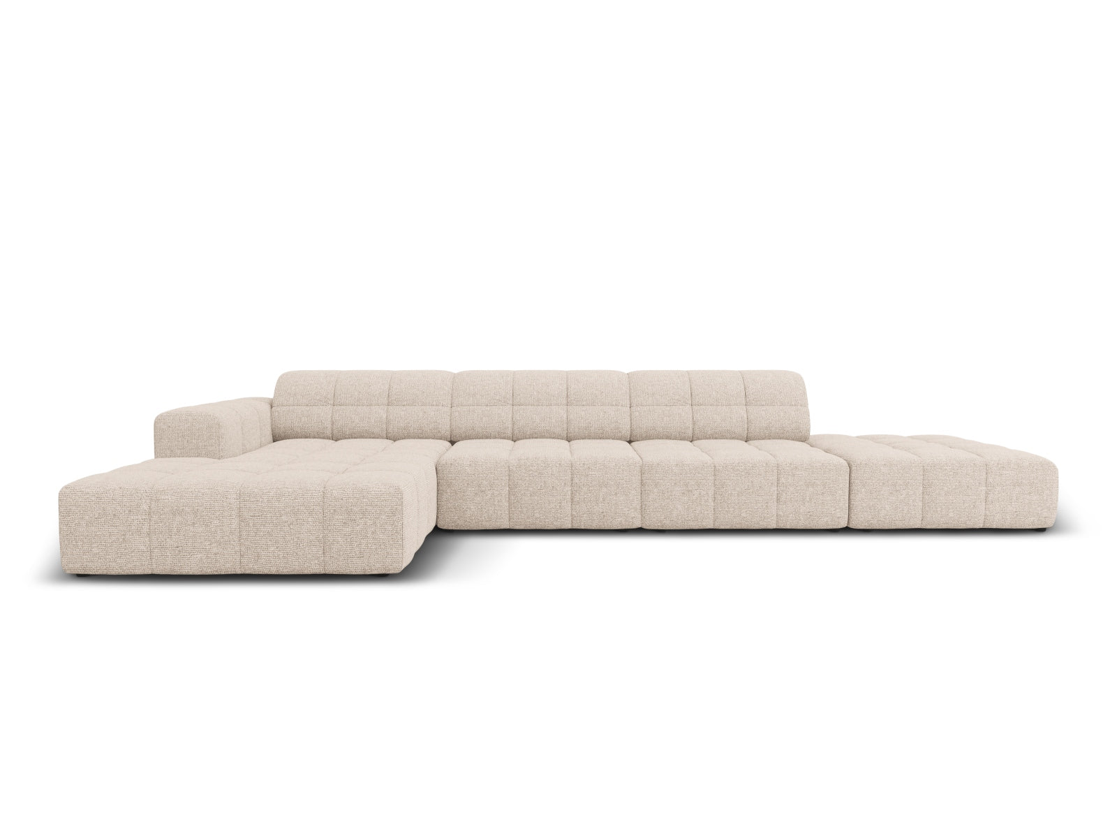 Chicago Ecksofa links 5 Sitzer 166cm in Beige-Haga präsentiert im Onlineshop von KAQTU Design AG. L-Sofa links ist von Cosmopolitan Design