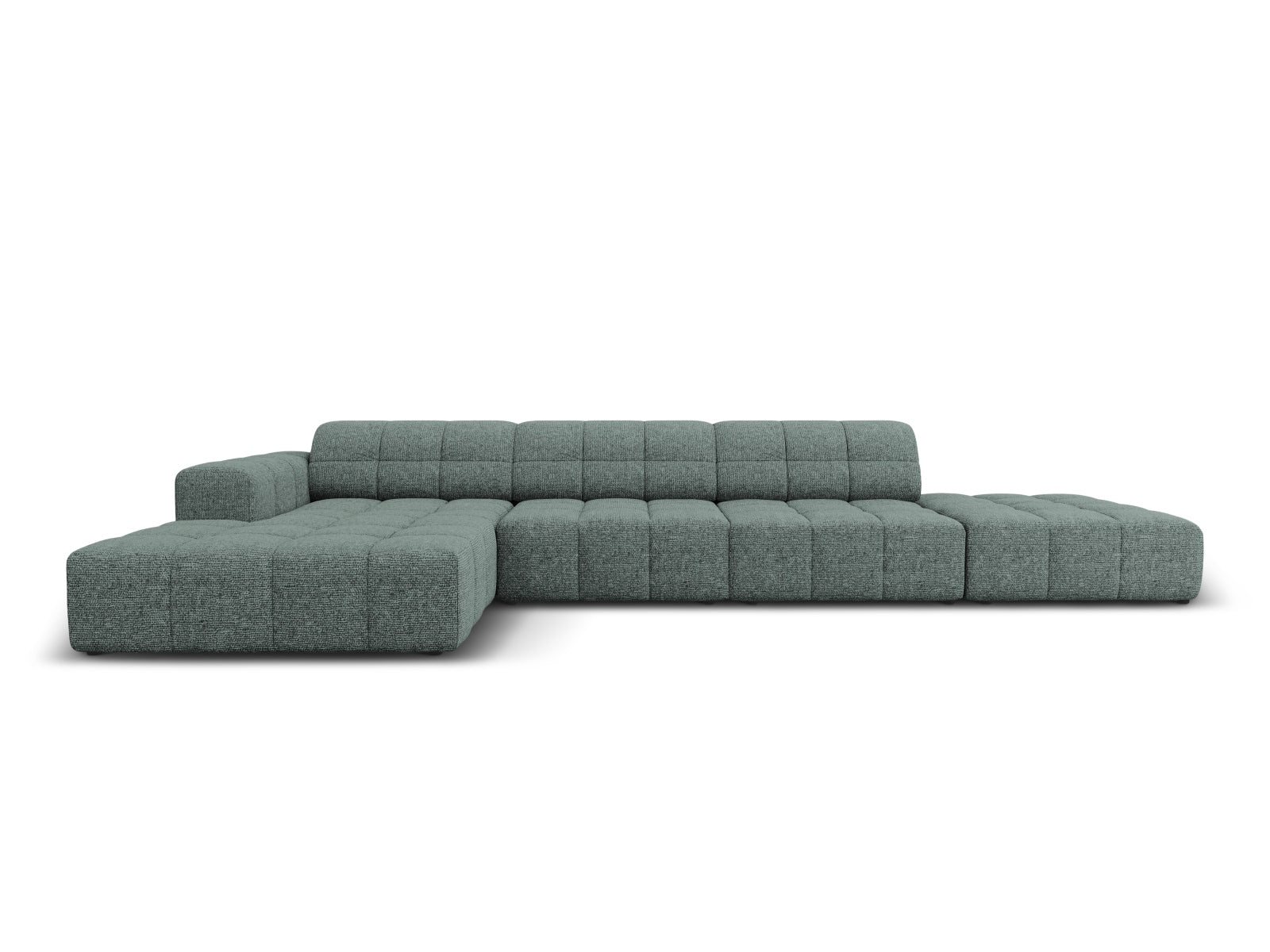 Chicago Ecksofa links 5 Sitzer 166cm in Petrol-Haga präsentiert im Onlineshop von KAQTU Design AG. L-Sofa links ist von Cosmopolitan Design