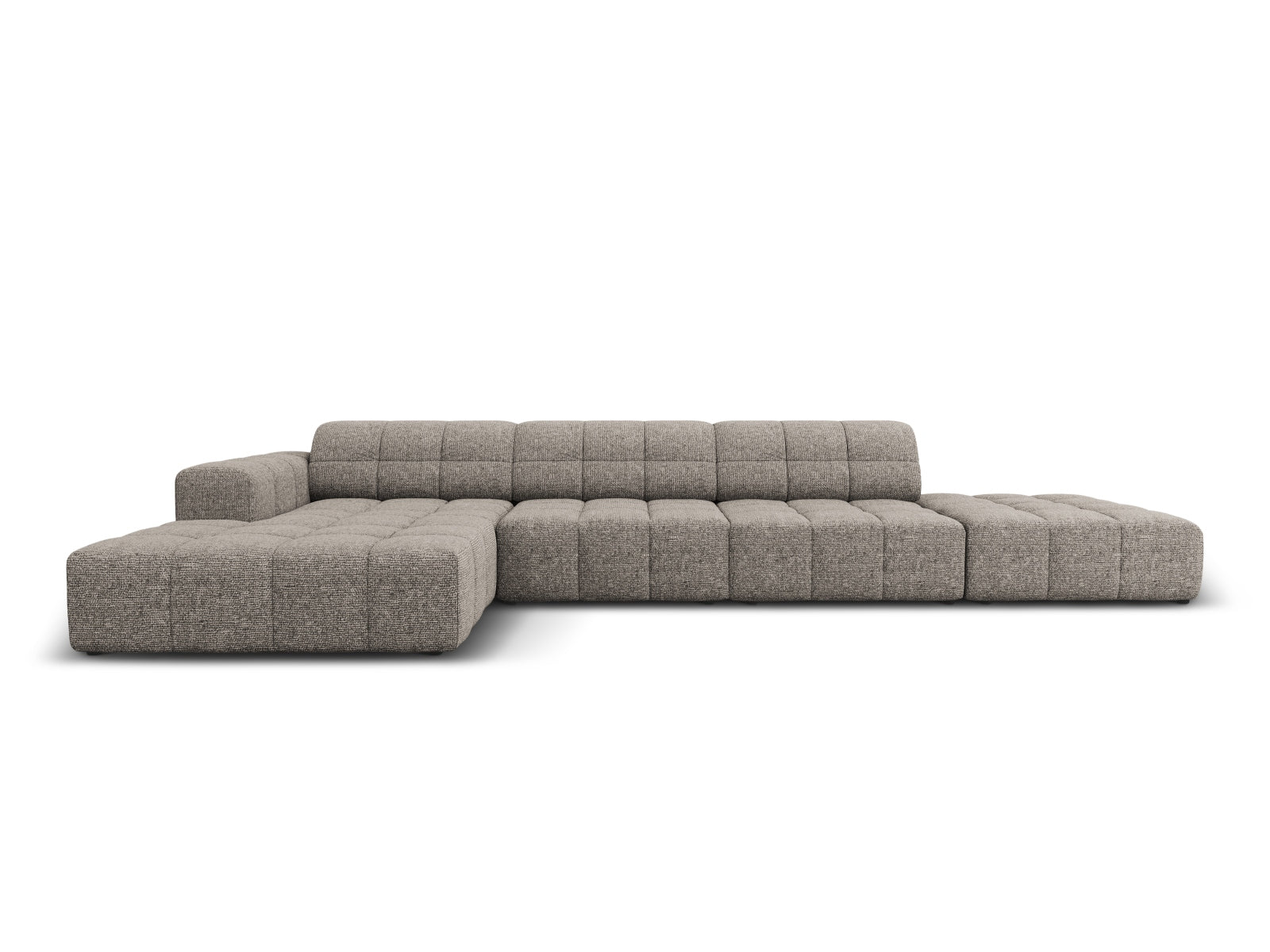 Chicago Ecksofa links 5 Sitzer 166cm in Grey-Haga präsentiert im Onlineshop von KAQTU Design AG. L-Sofa links ist von Cosmopolitan Design
