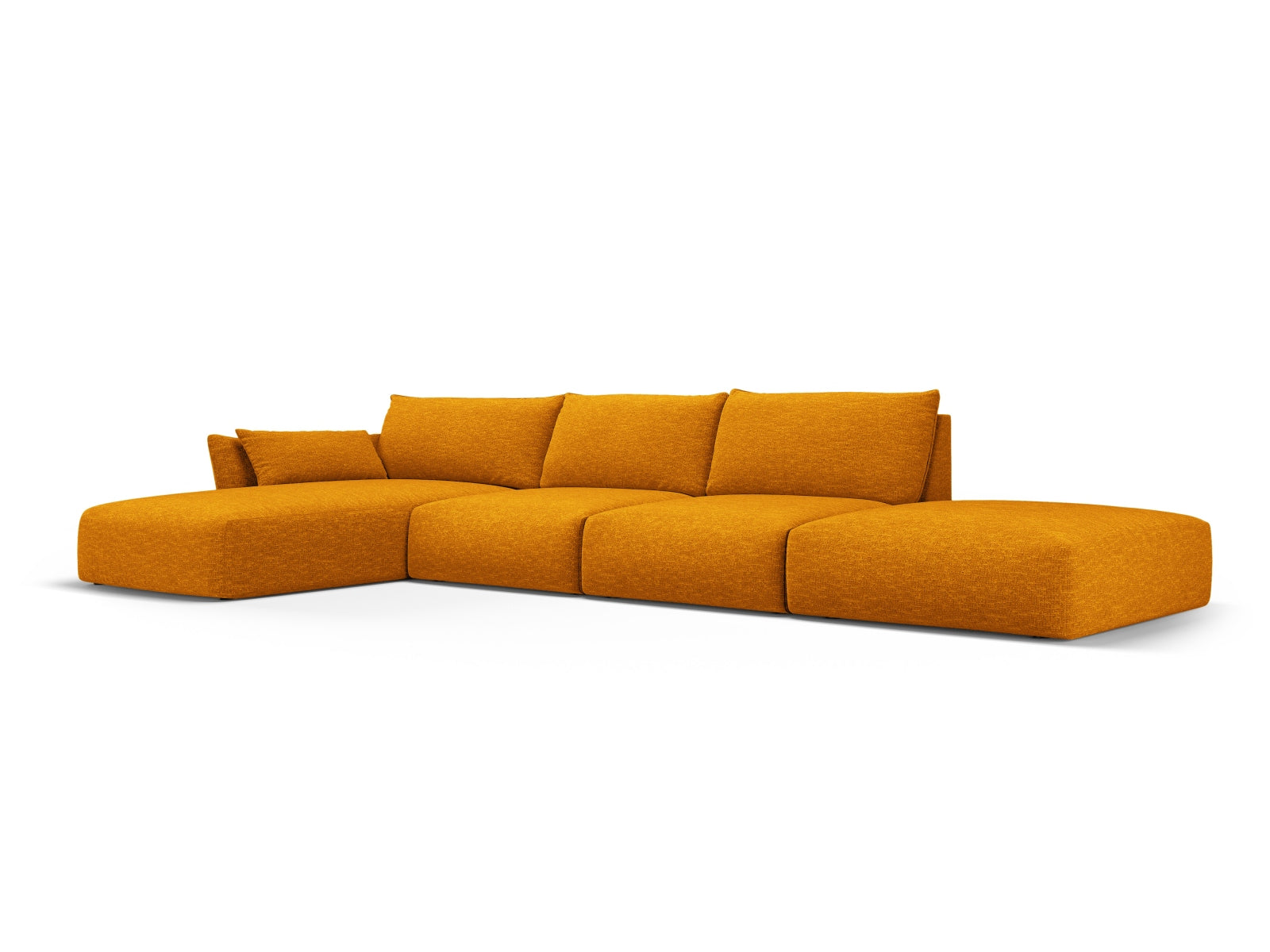 5-Sitzer Ecksofa links Matera in Yellow-Haga präsentiert im Onlineshop von KAQTU Design AG. Ecksofa links ist von Cosmopolitan Design