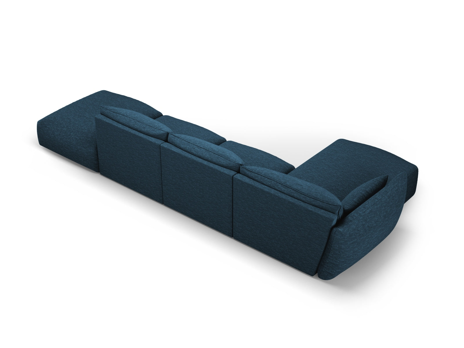 5-Sitzer Ecksofa links Matera in Royal Blue-Haga präsentiert im Onlineshop von KAQTU Design AG. Ecksofa links ist von Cosmopolitan Design