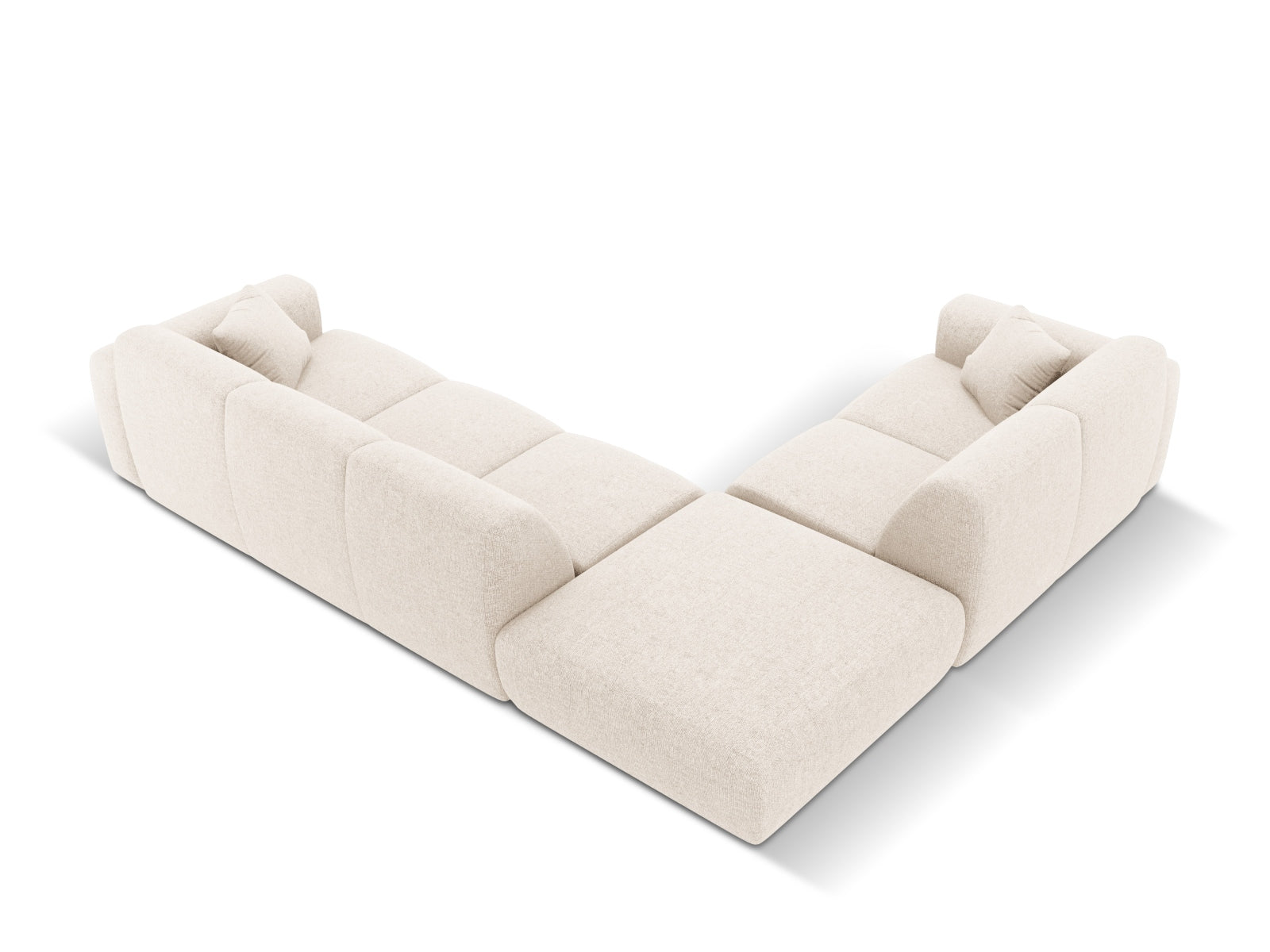 Entdecken Sie das Nolio Ecksofa links 4 Sitzer (250cm) von Cosmopolitan Design – elegantes Design trifft auf höchsten Sitzkomfort für Ihr Wohnzimmer!