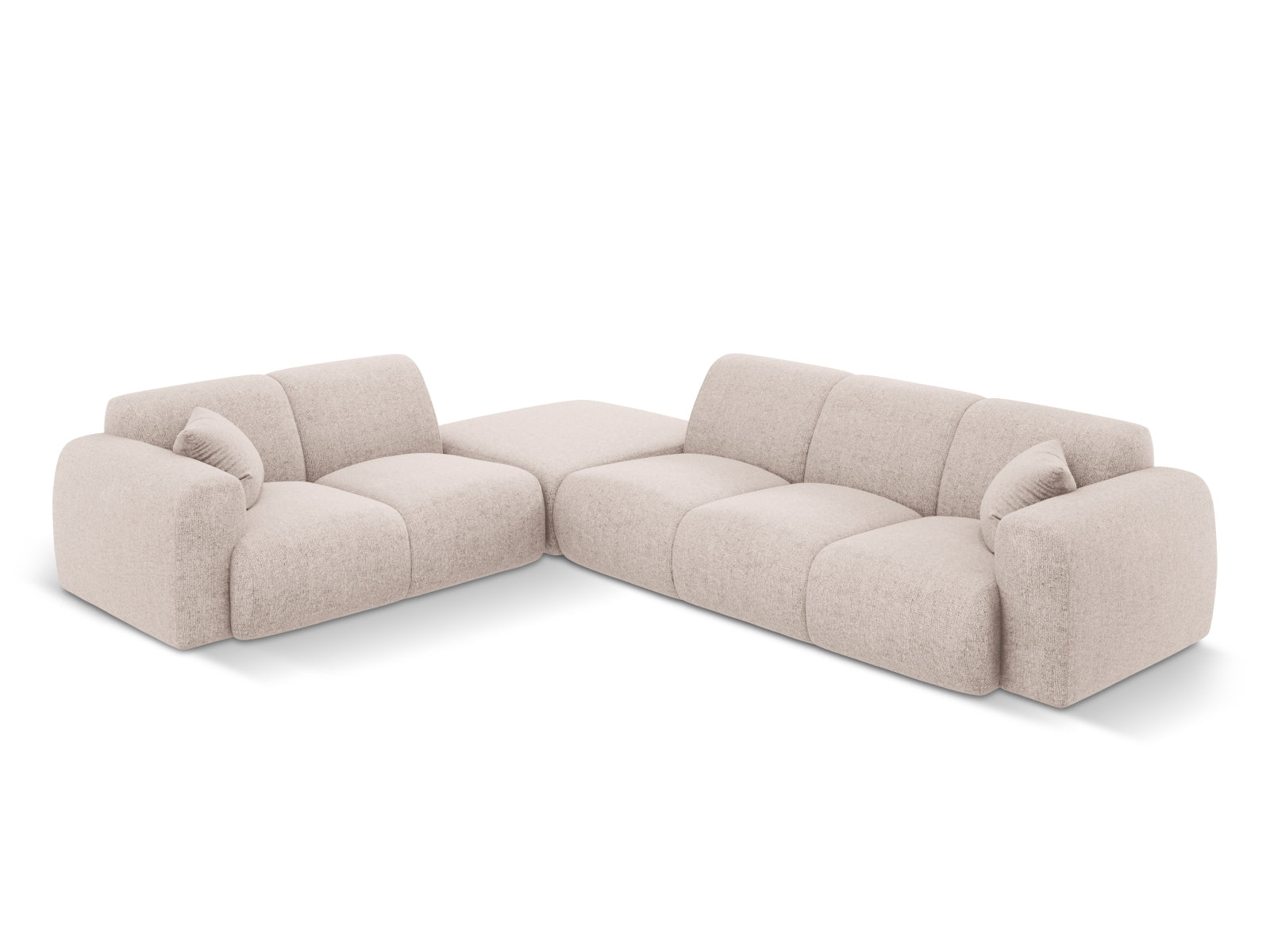 Nolio Ecksofa links 4 Sitzer 250cm in Beige präsentiert im Onlineshop von KAQTU Design AG. Ecksofa links ist von Cosmopolitan Design
