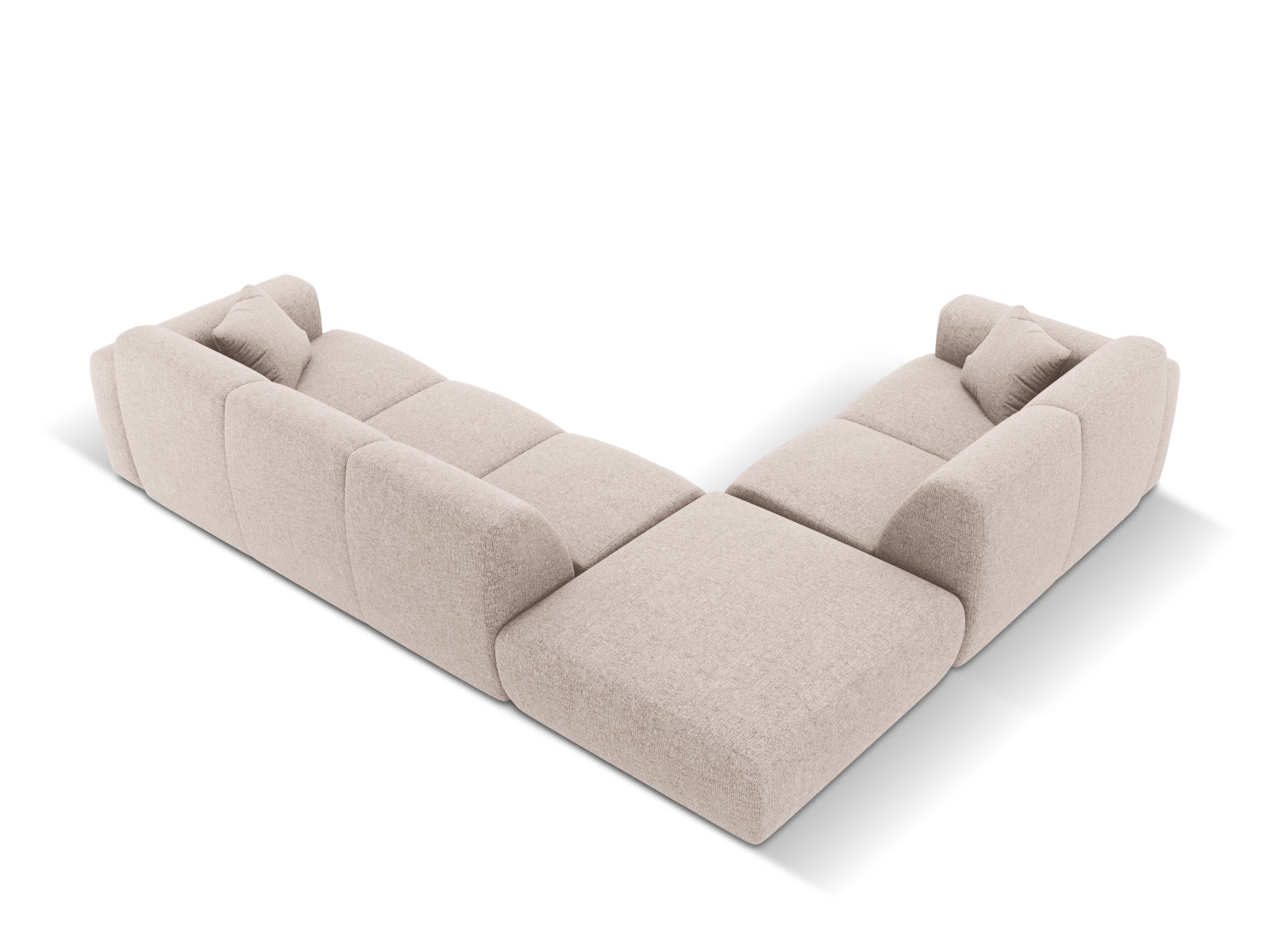 Erleben Sie das stilvolle Nolio Ecksofa links 4 Sitzer (250cm) von Cosmopolitan Design – perfekte Kombination aus Eleganz und Komfort für Ihr Wohnzimmer!