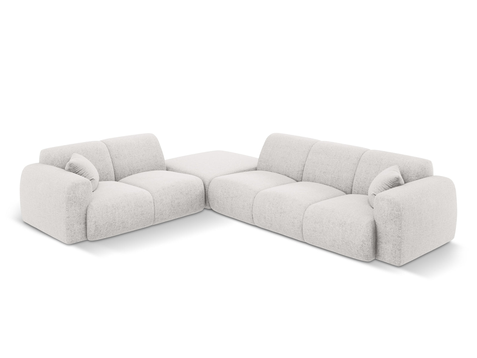 Nolio Ecksofa links 4 Sitzer 250cm in Light Grey präsentiert im Onlineshop von KAQTU Design AG. Ecksofa links ist von Cosmopolitan Design