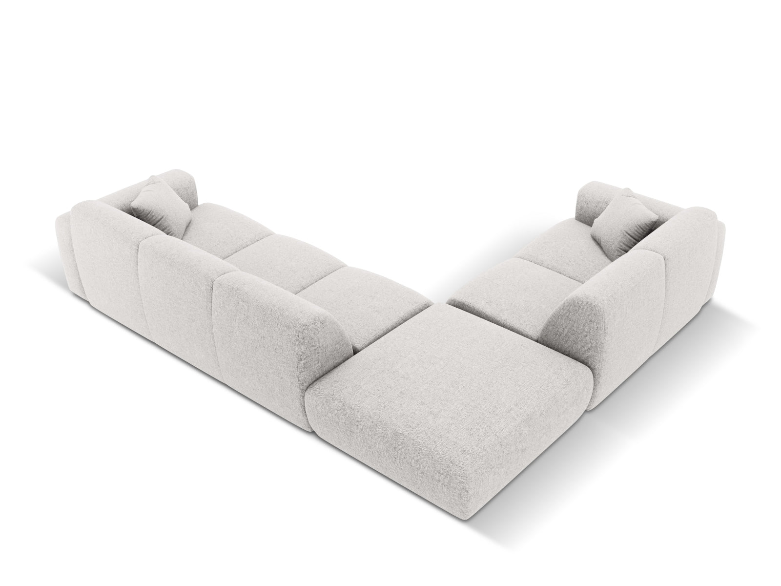 Entdecken Sie das elegante Nolio Ecksofa links 4 Sitzer (250cm) von Cosmopolitan Design – perfekt für Ihr modernes Zuhause und ultimativen Komfort!
